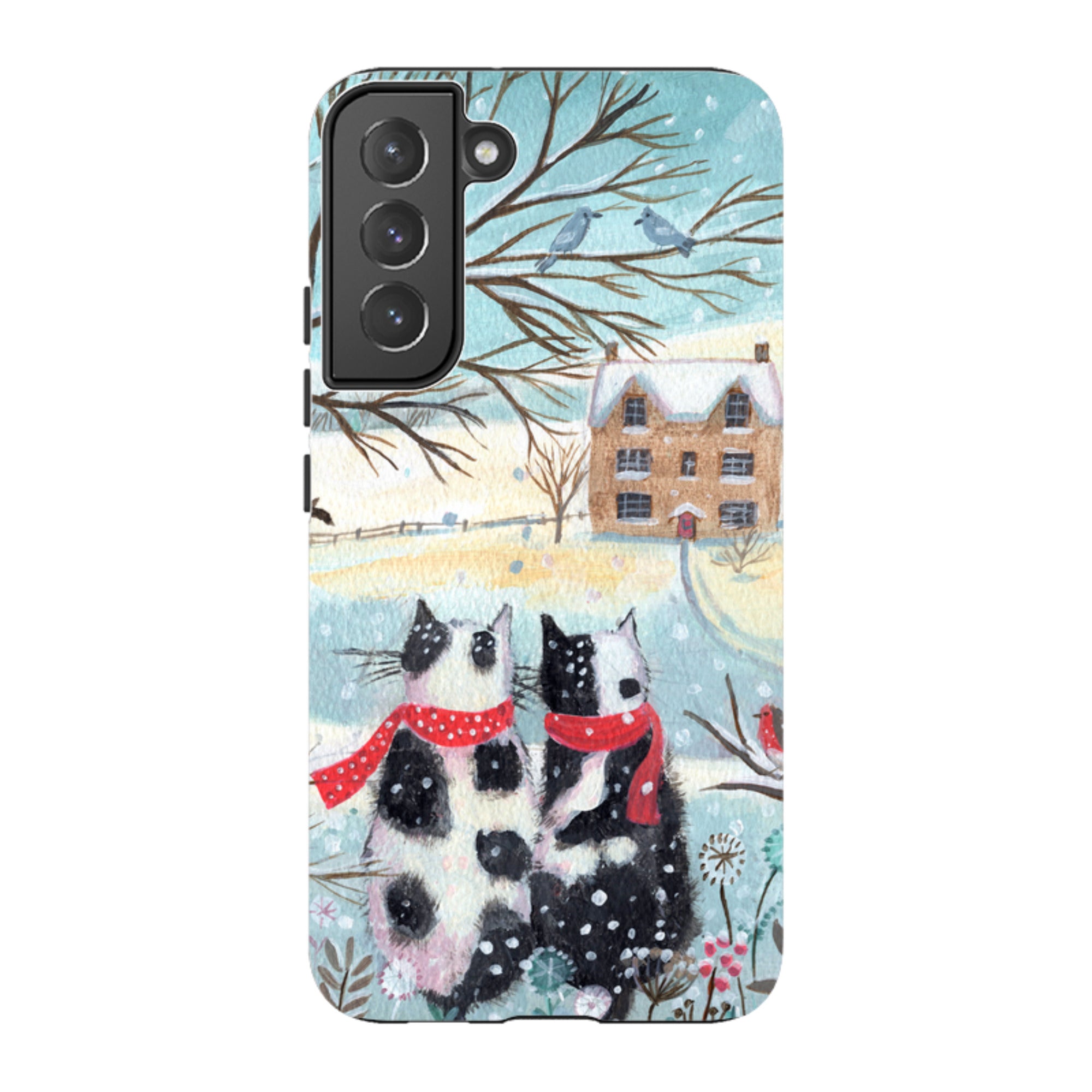 Samsung Tough Case - Christmas Cats By Mary Stubberfield
