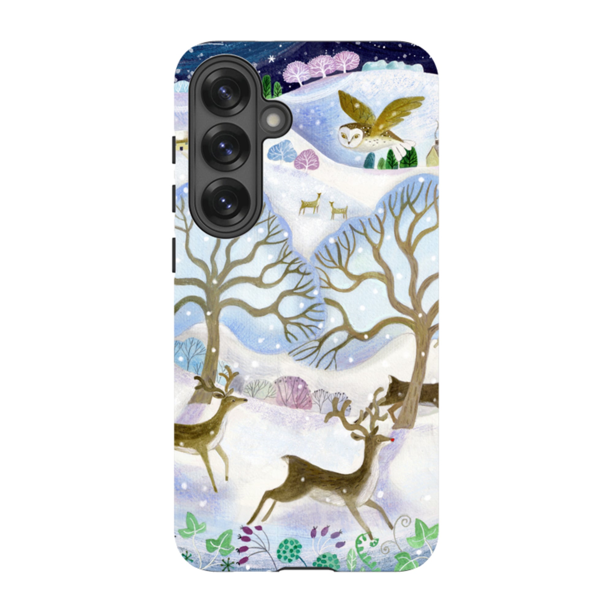 Samsung Tough Case - Winter Deer By Bex Parkin