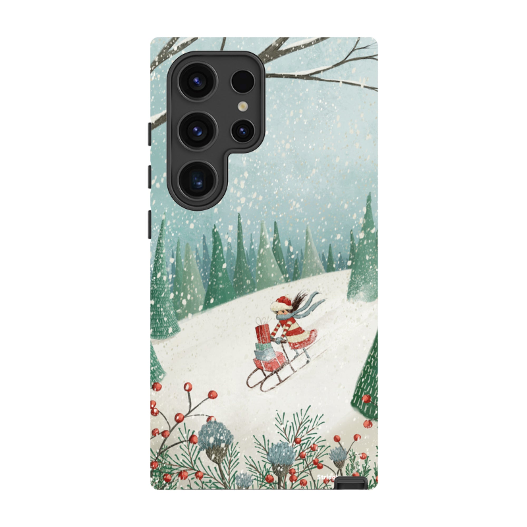 Samsung Tough Case - Sleigh Delivery By Maja Lindberg