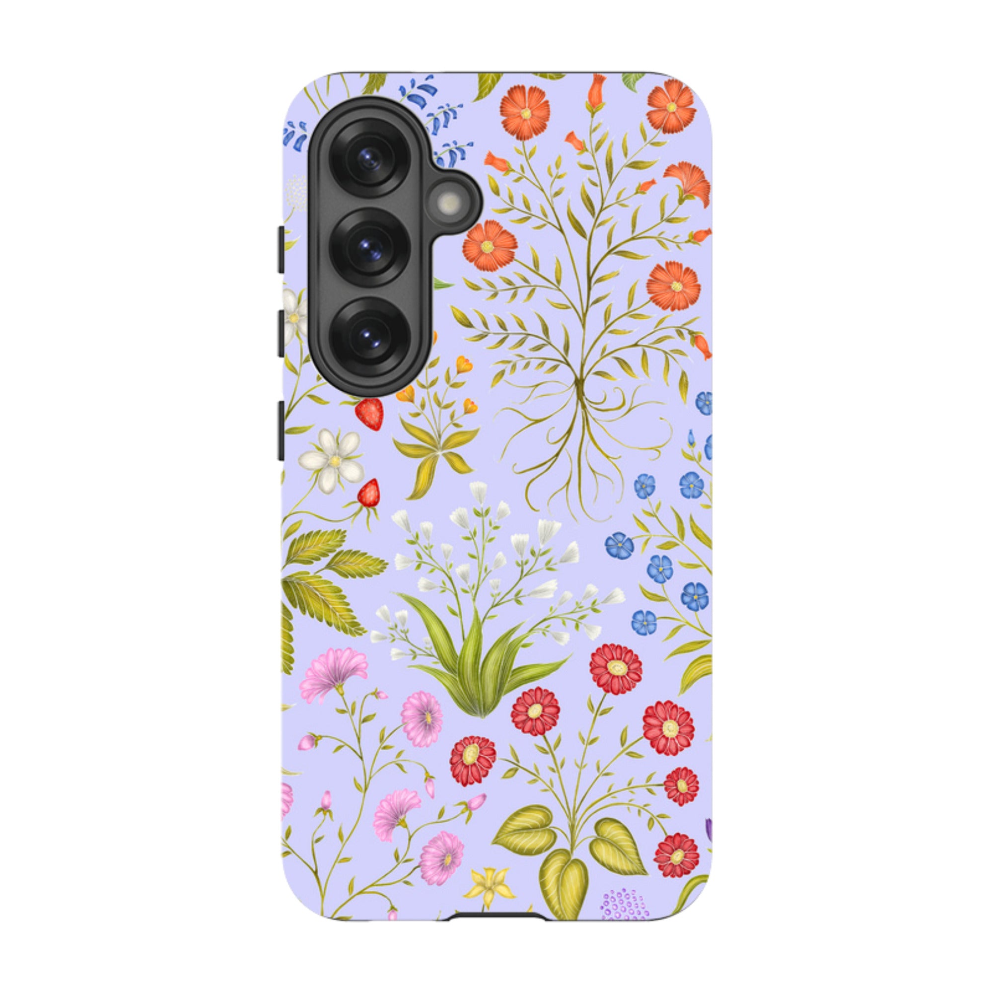 Samsung Tough Case - Fleurs Blue By Catherine Rowe