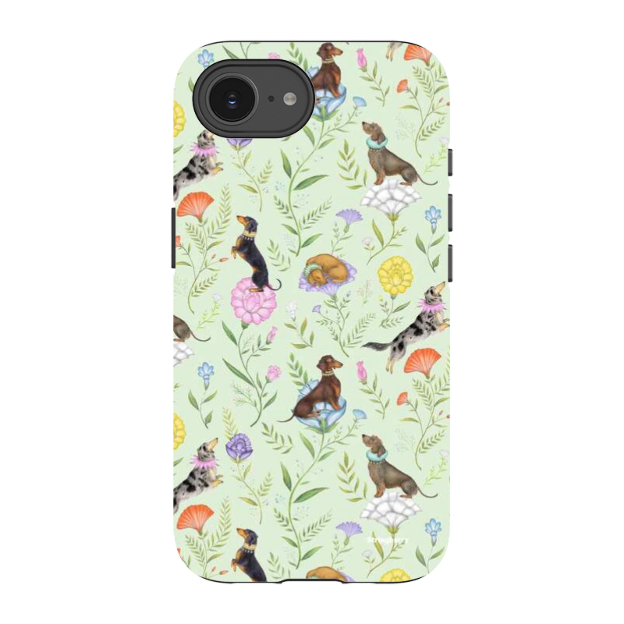 iPhone Tough Case - Doxy Day Afternoon Pistachio By Catherine Rowe