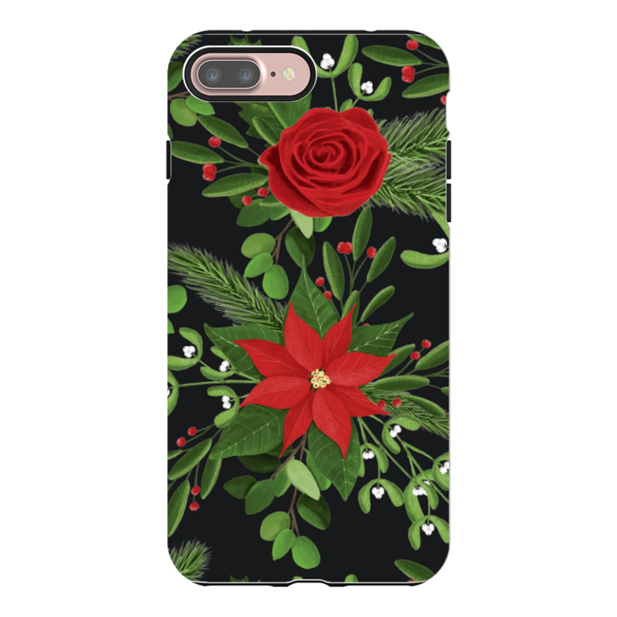 iPhone Tough Case - Black White Plaid By Abby Jacobs