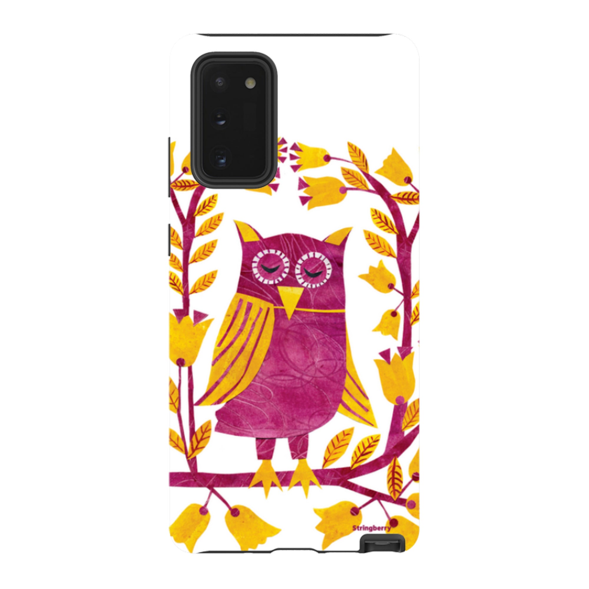 Samsung Tough Case - Folk Owl By Tracey English