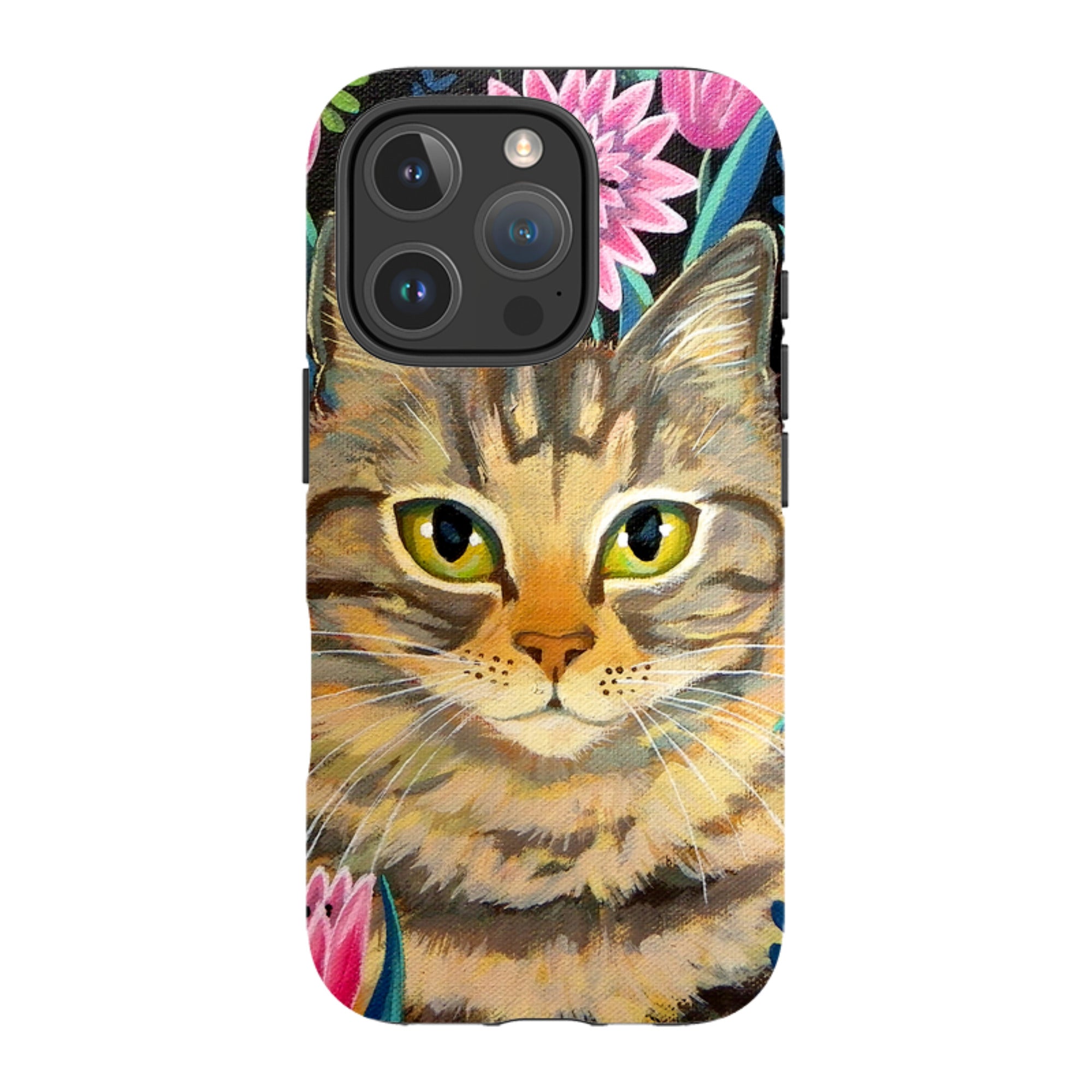 iPhone MagSafe Tough Case - Tabby Cat By Mary Stubberfield