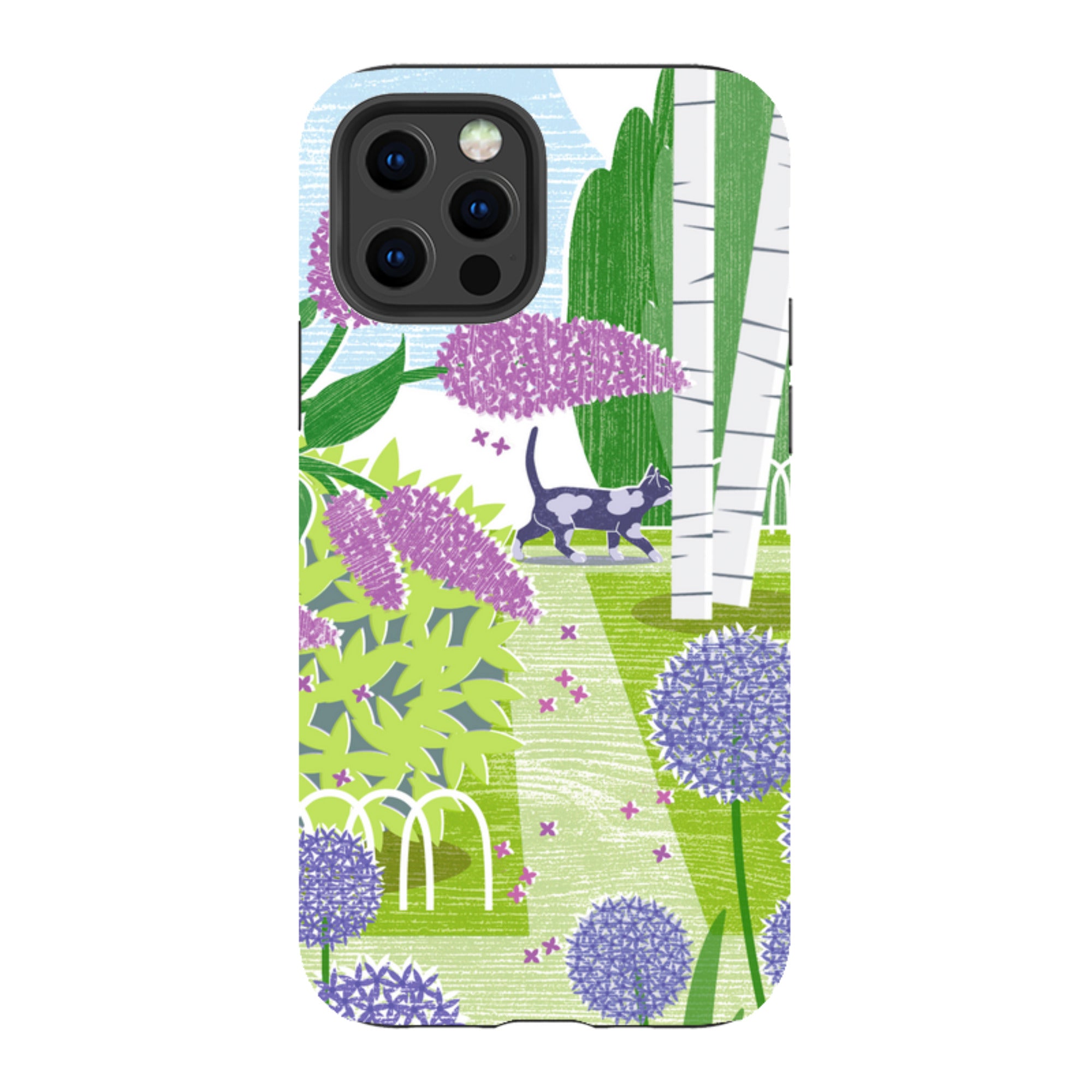 iPhone Tough Case - Lilac And Alliums By Liane Payne