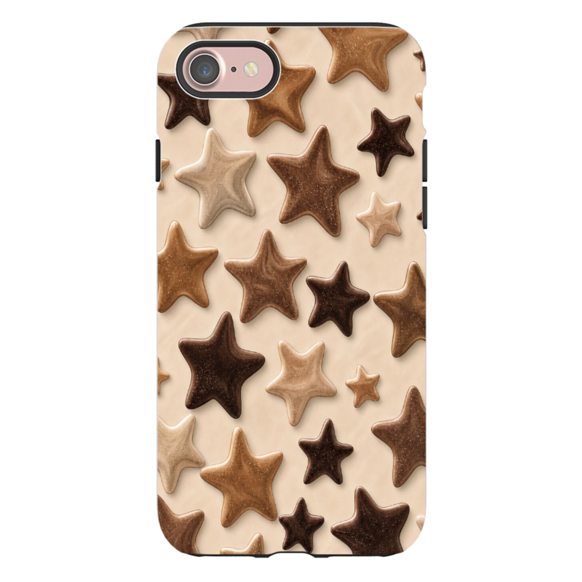 iPhone Tough Case - Brown Star
