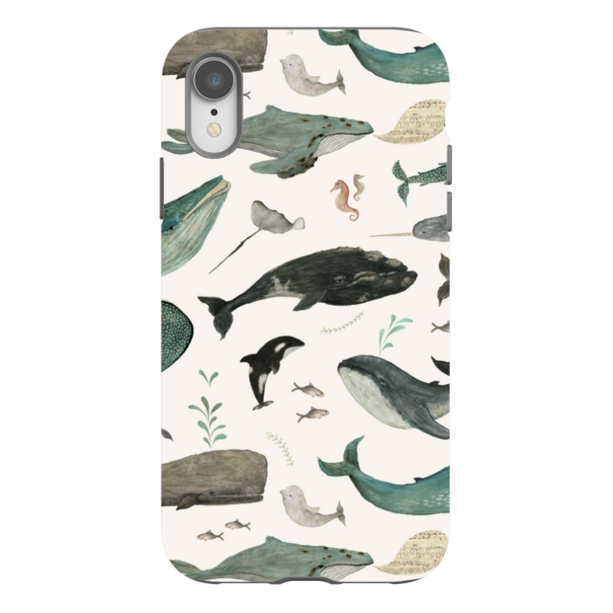 iPhone Tough Case - Whale Song By Katherine Quinn