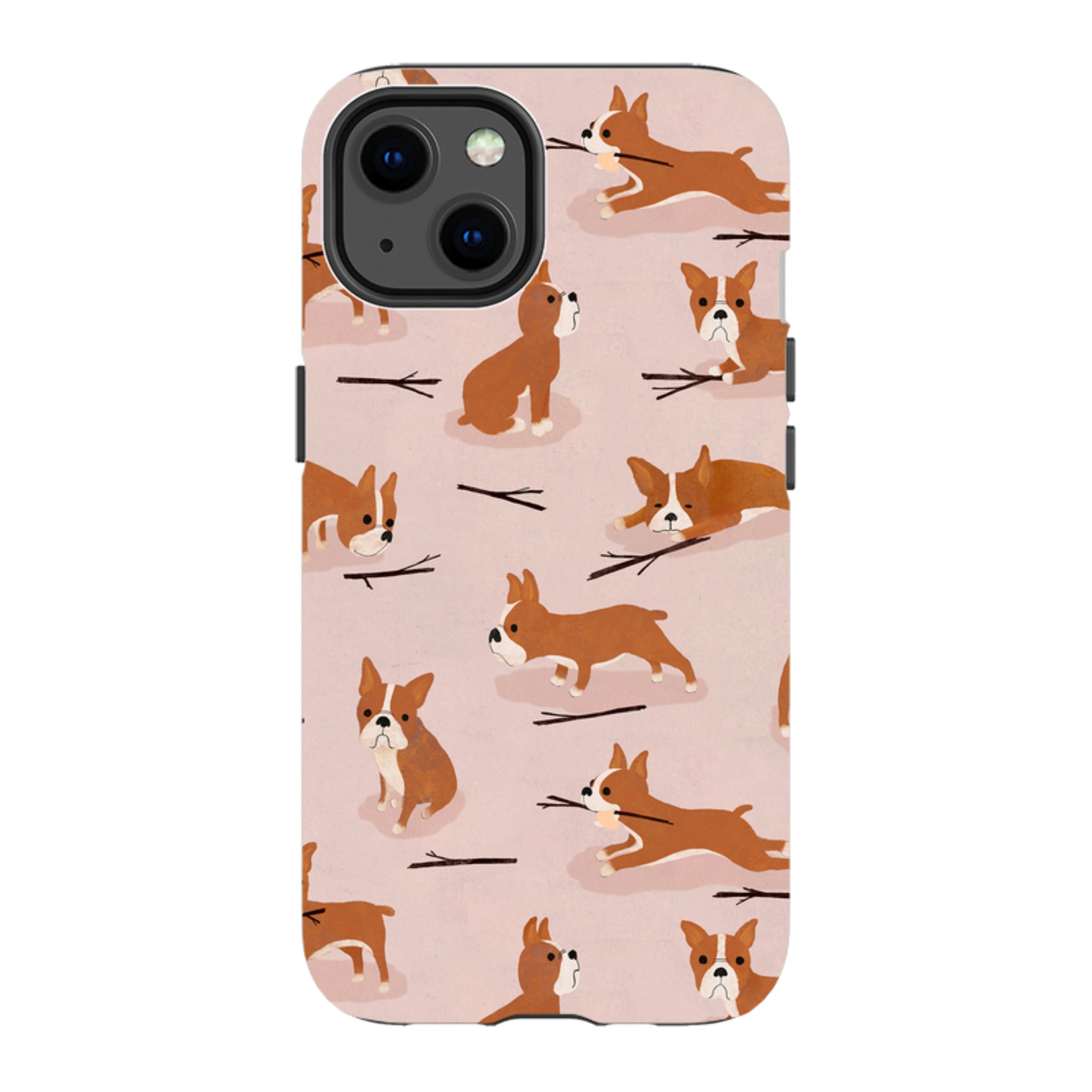 iPhone Tough Case - Boston Terrier By Katherine Quinn