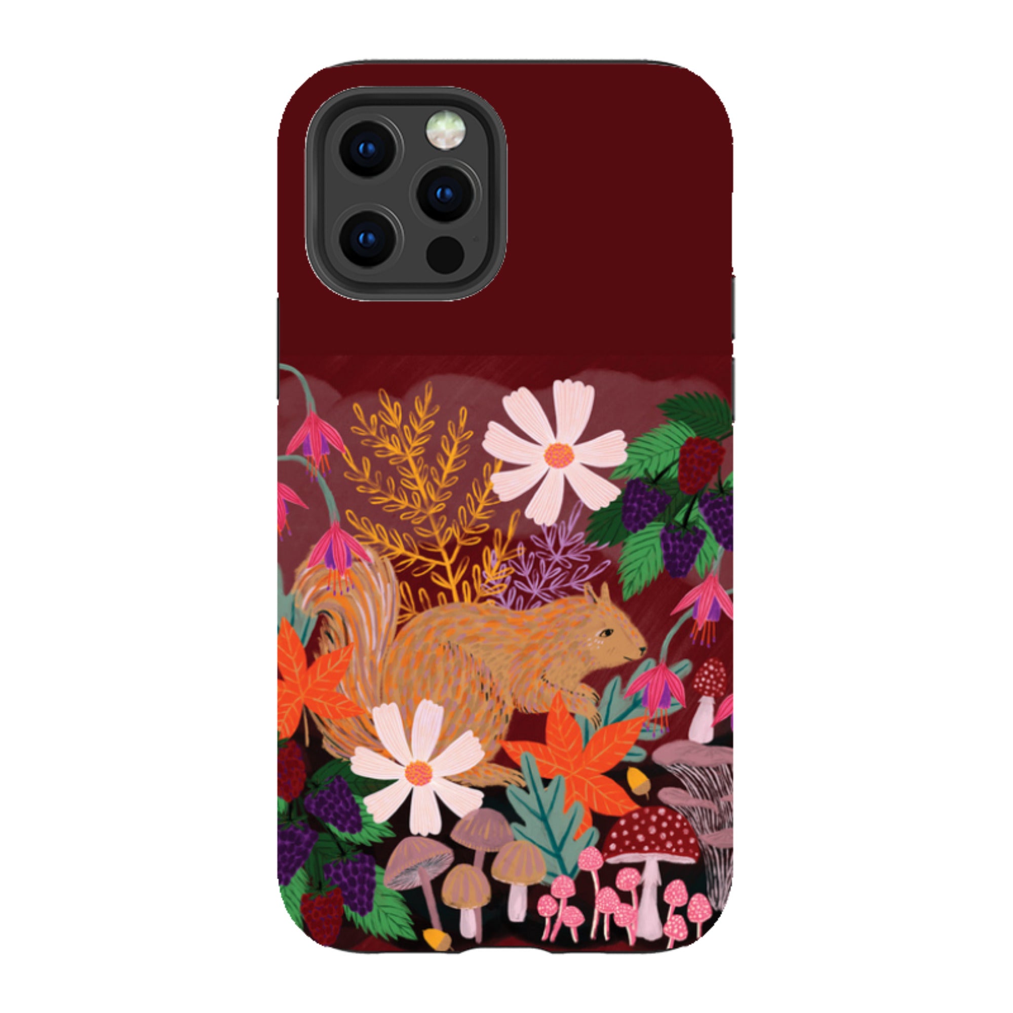 iPhone Tough Case - Autumn Squirrel By Lee Foster Wilson