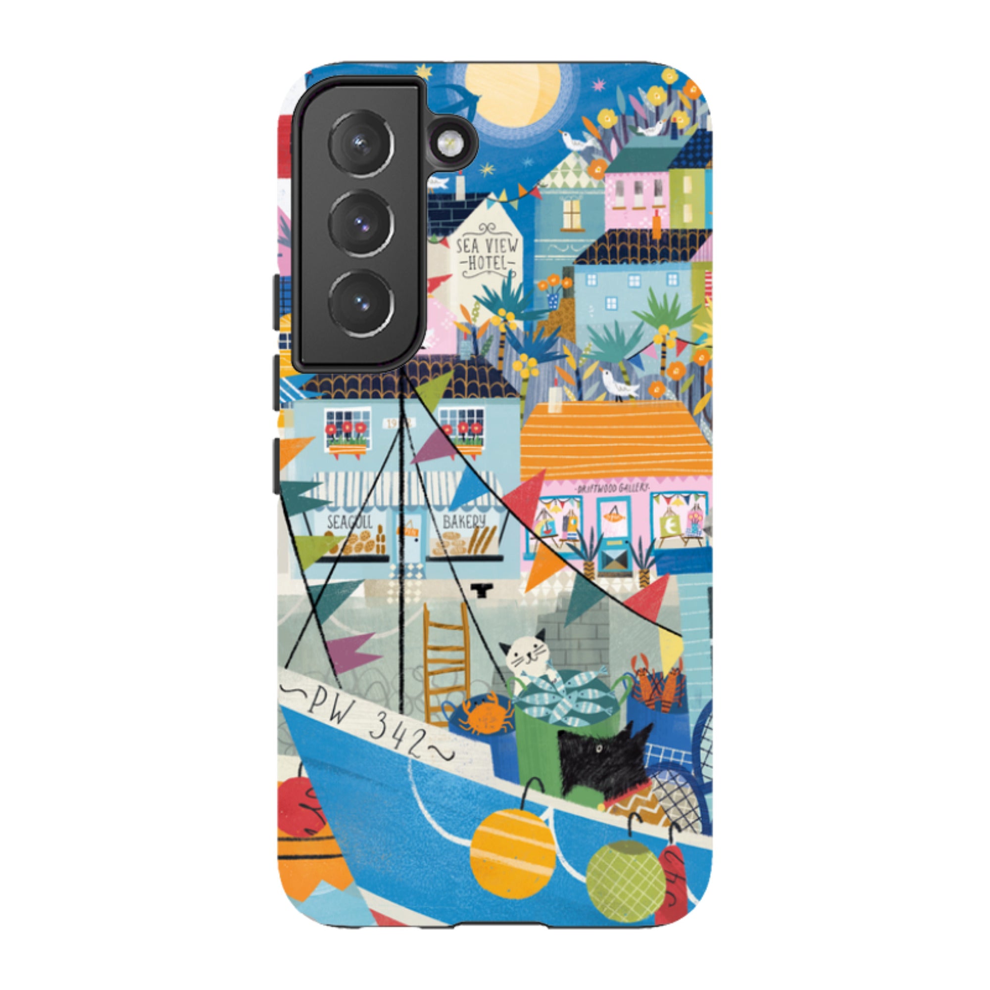 Samsung Tough  Case - Night Harbour 2 By Ali Brookes
