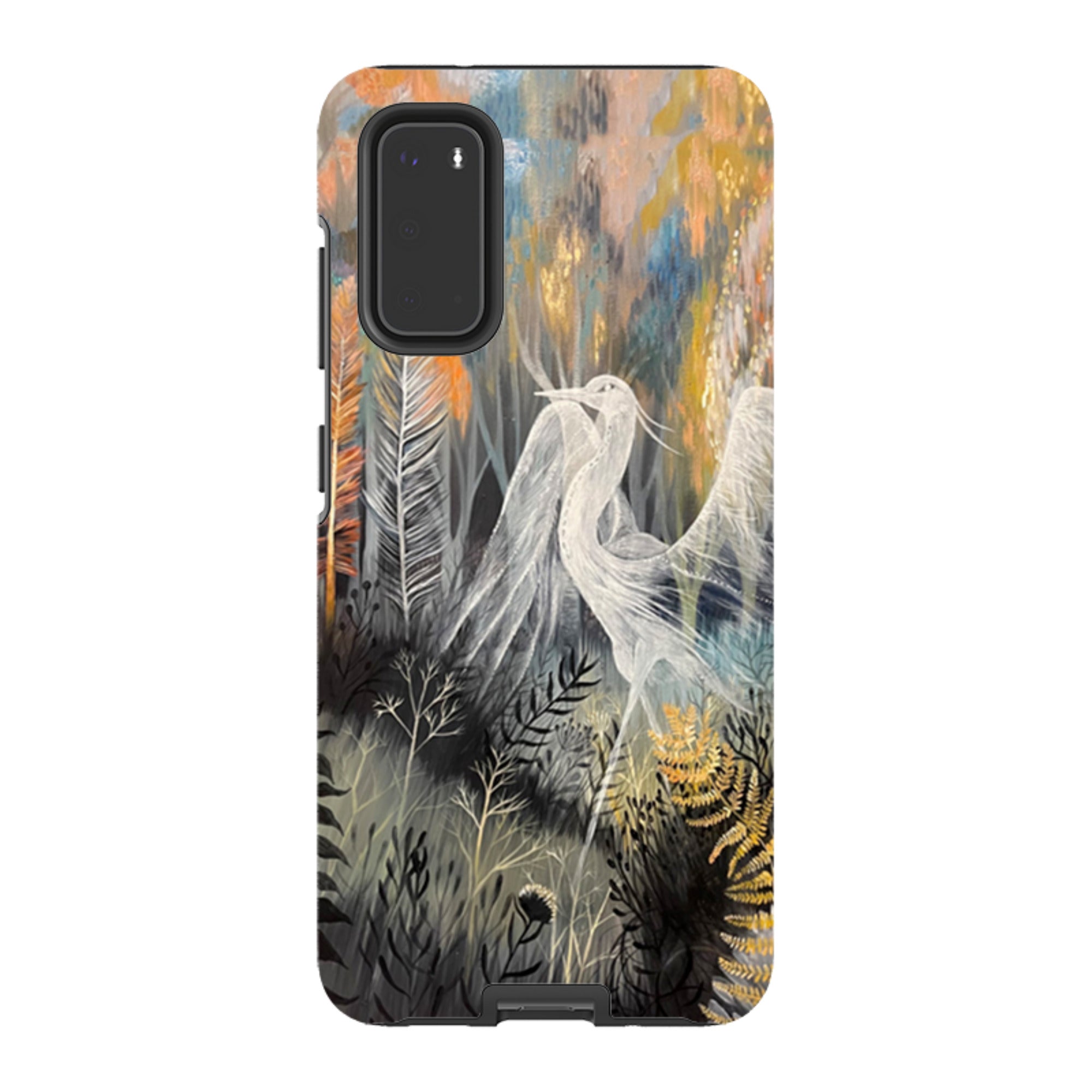 Samsung Tough Case - Ghost Heron By Mia Underwood
