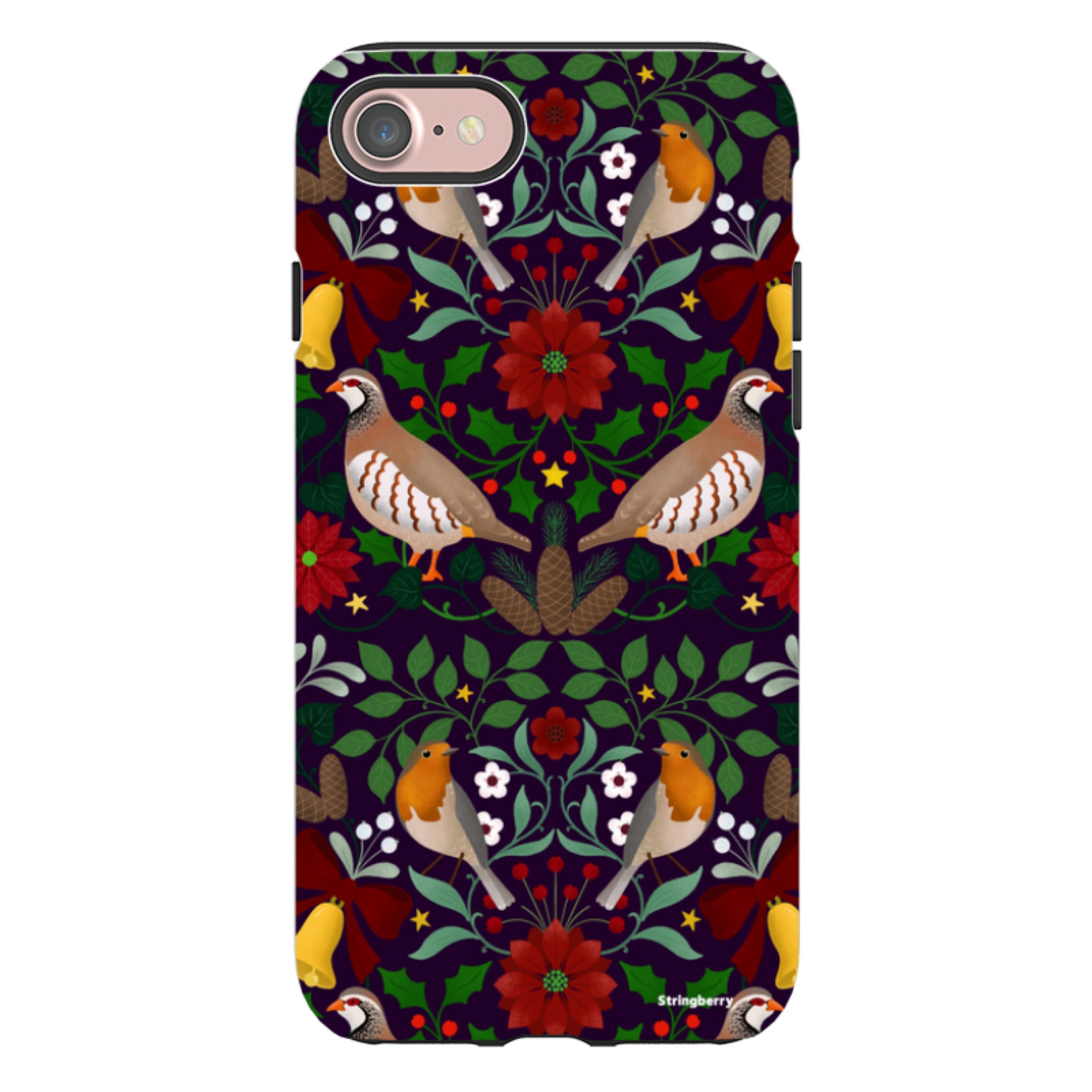 iPhone Tough Case - Xmas Pattern III By Bex Parkin