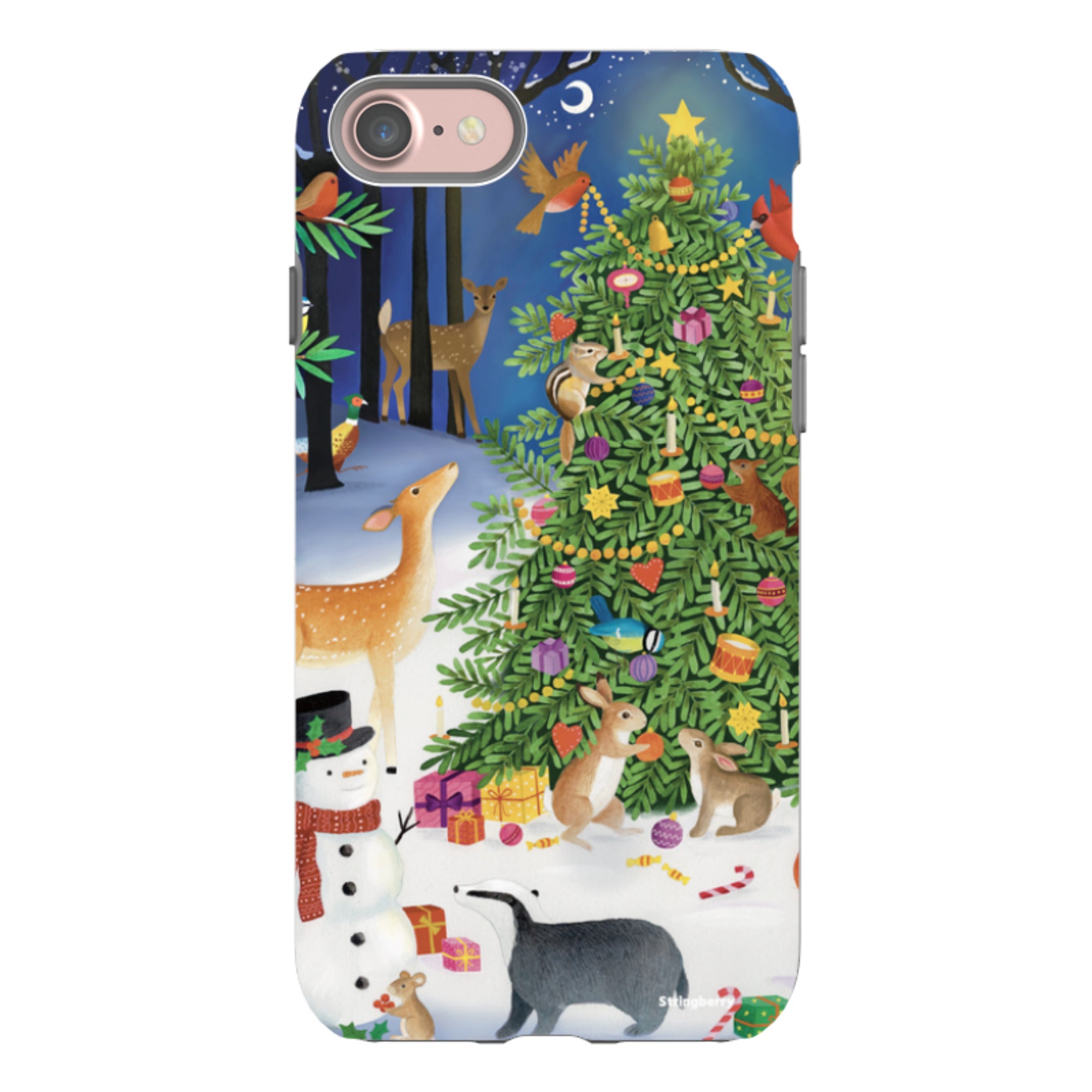 iPhone Tough Case - Xmas Pattern IV By Bex Parkin