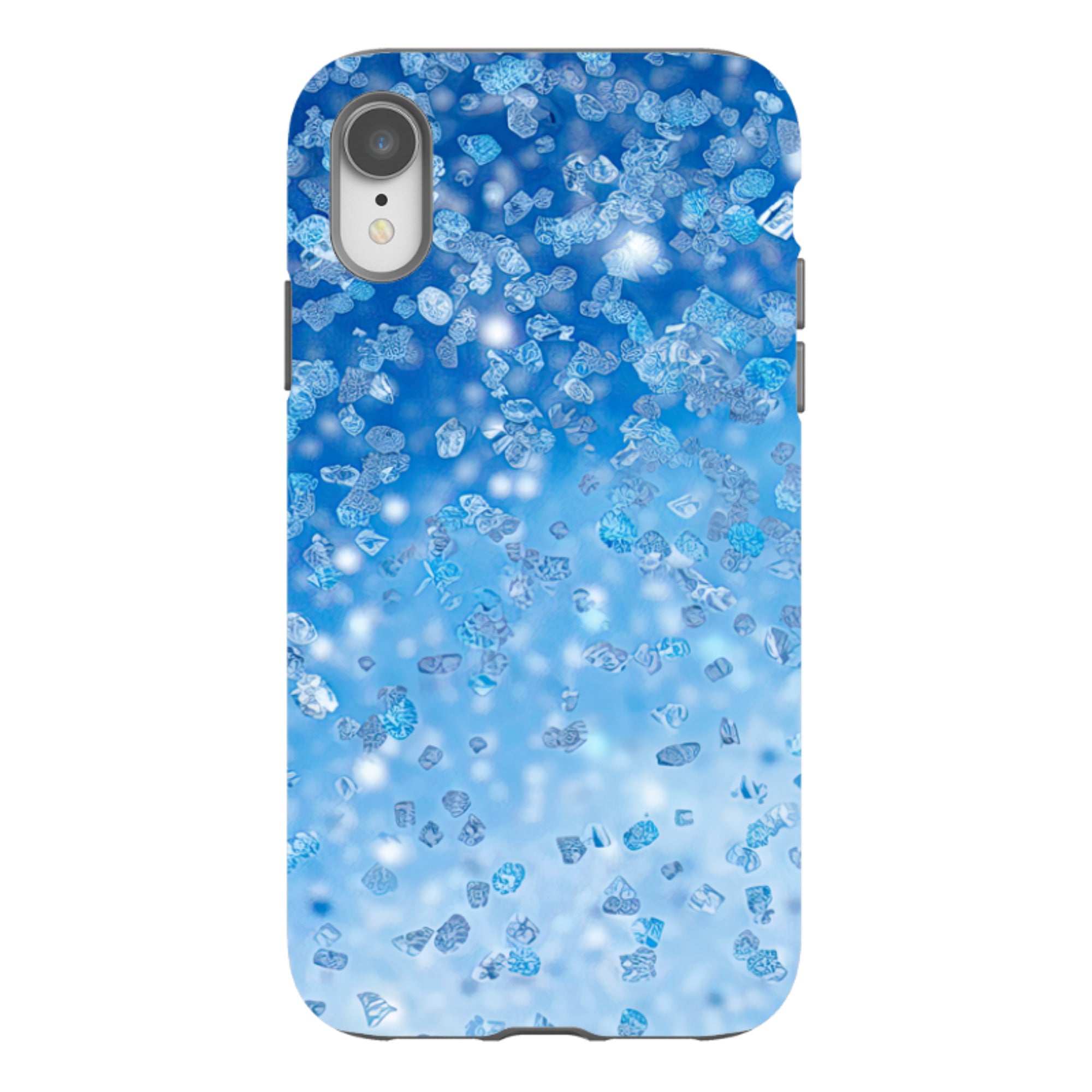 iPhone Case - Blue Glitter (case does not glitter)