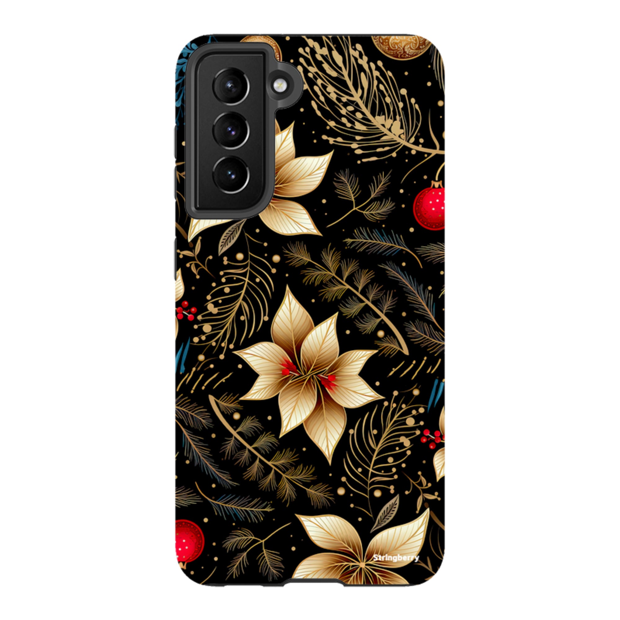 Samsung Tough Case -Golden Winter Floral