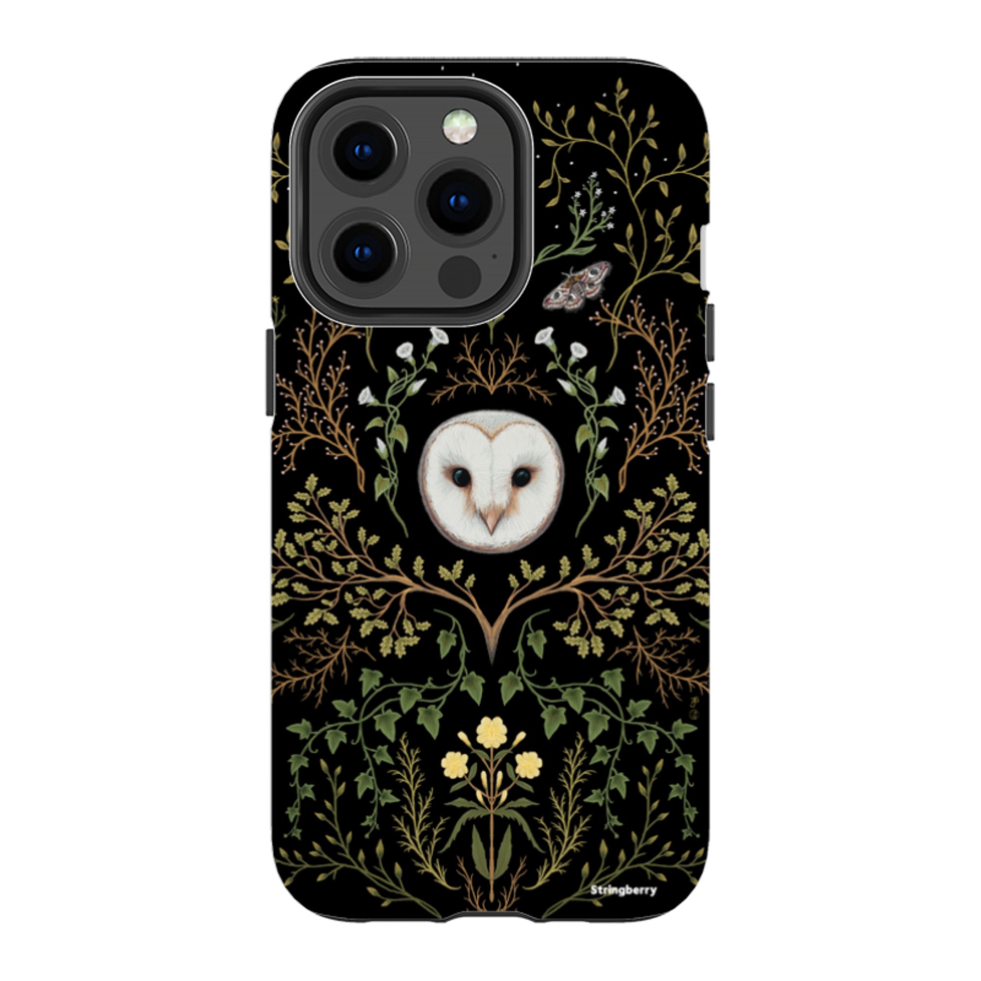 iPhone Tough Case - Owl Pattern By Anna Stead