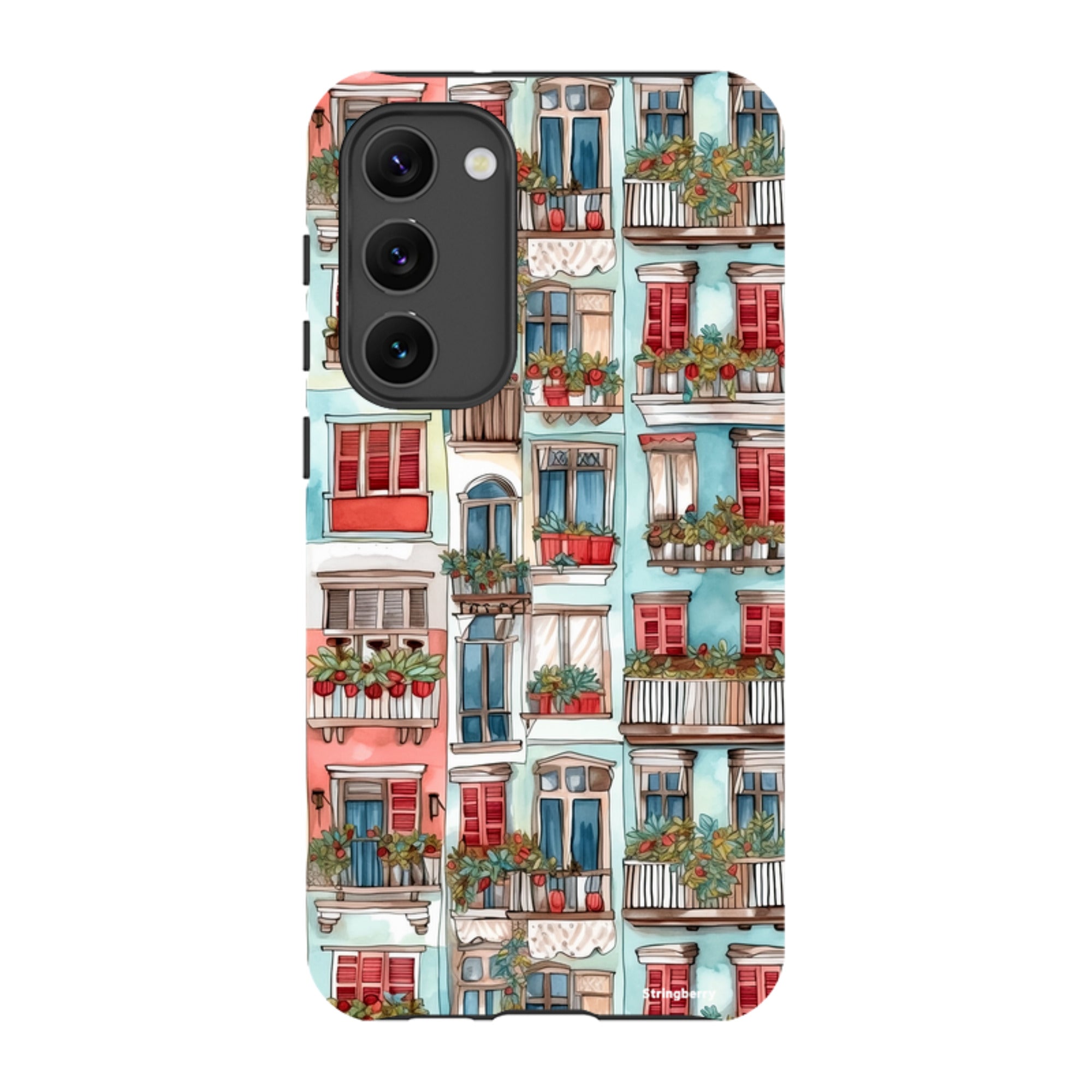 Samsung Tough Case - Floral Balcony
