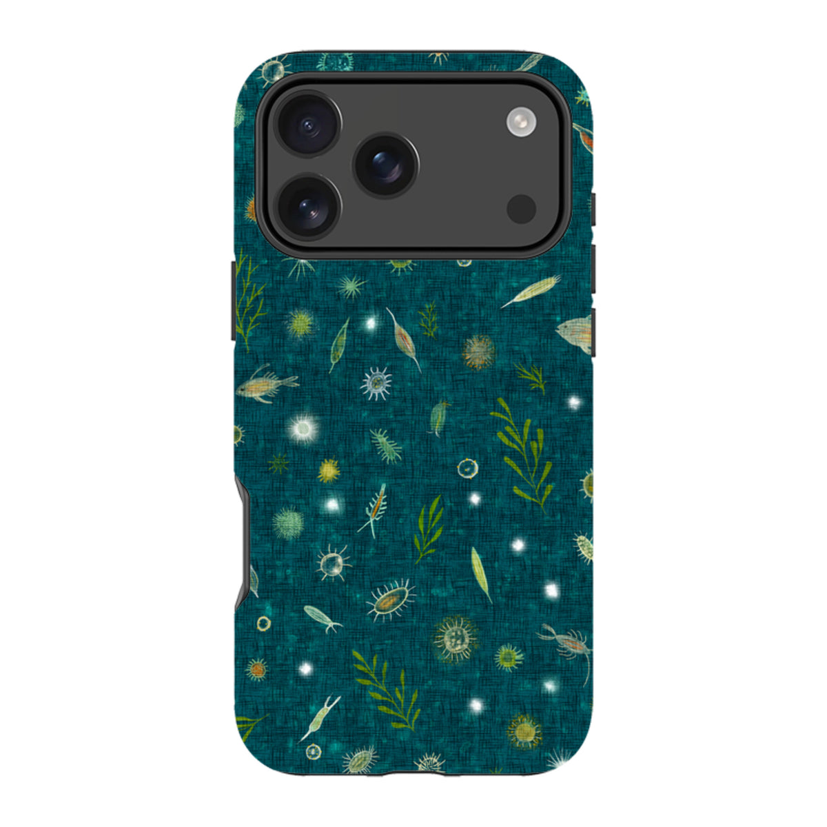iPhone Tough Case - Plankton - Steel Blue By Katherine Quinn