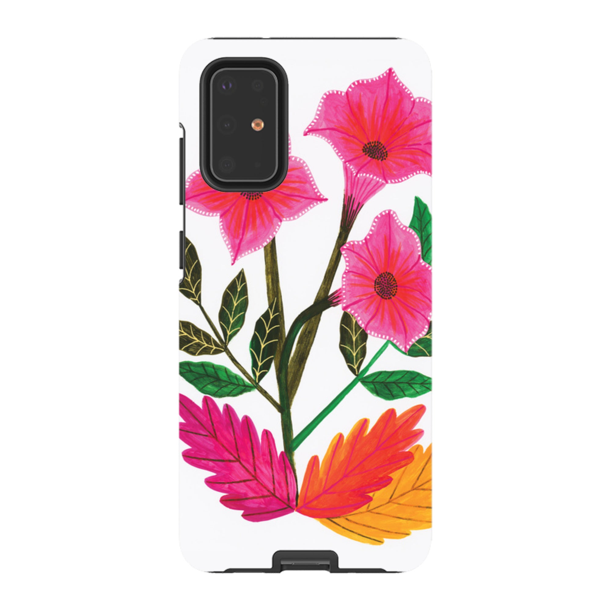 Samsung Tough Case - Trumpet Flowers By Lee Foster Wilson