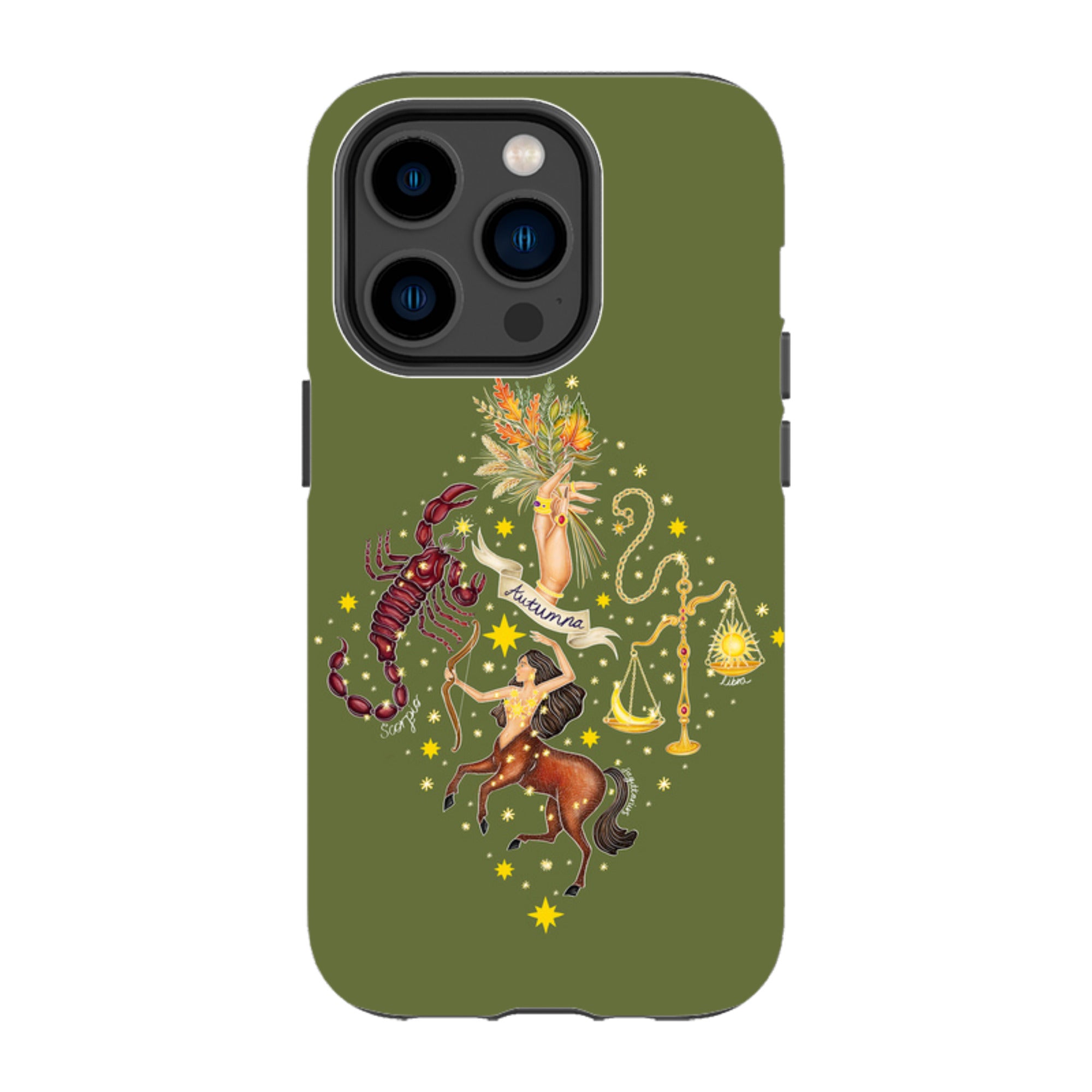 iPhone MagSafe Tough Case - Autumn Zodiac By Catherine Rowe