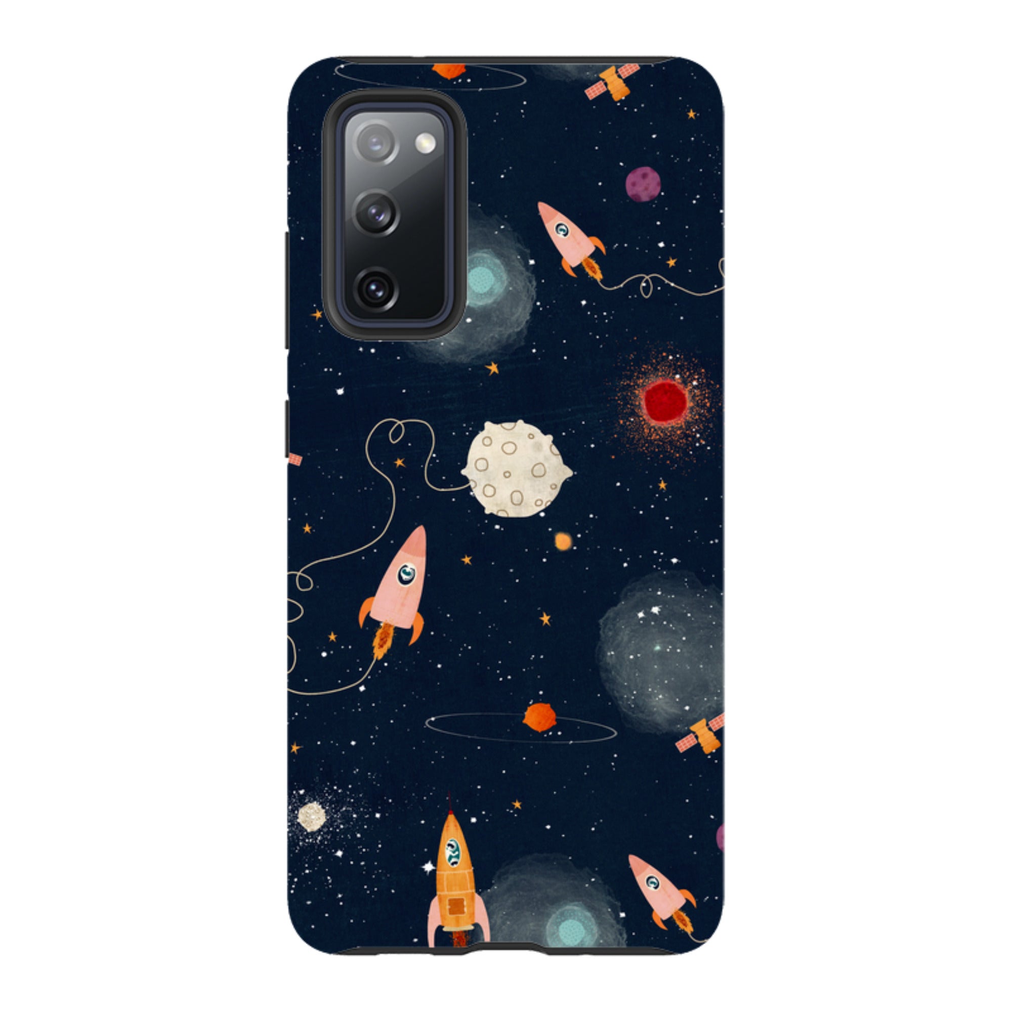 Samsung Tough Case - Rockets Midnight By Katherine Quinn