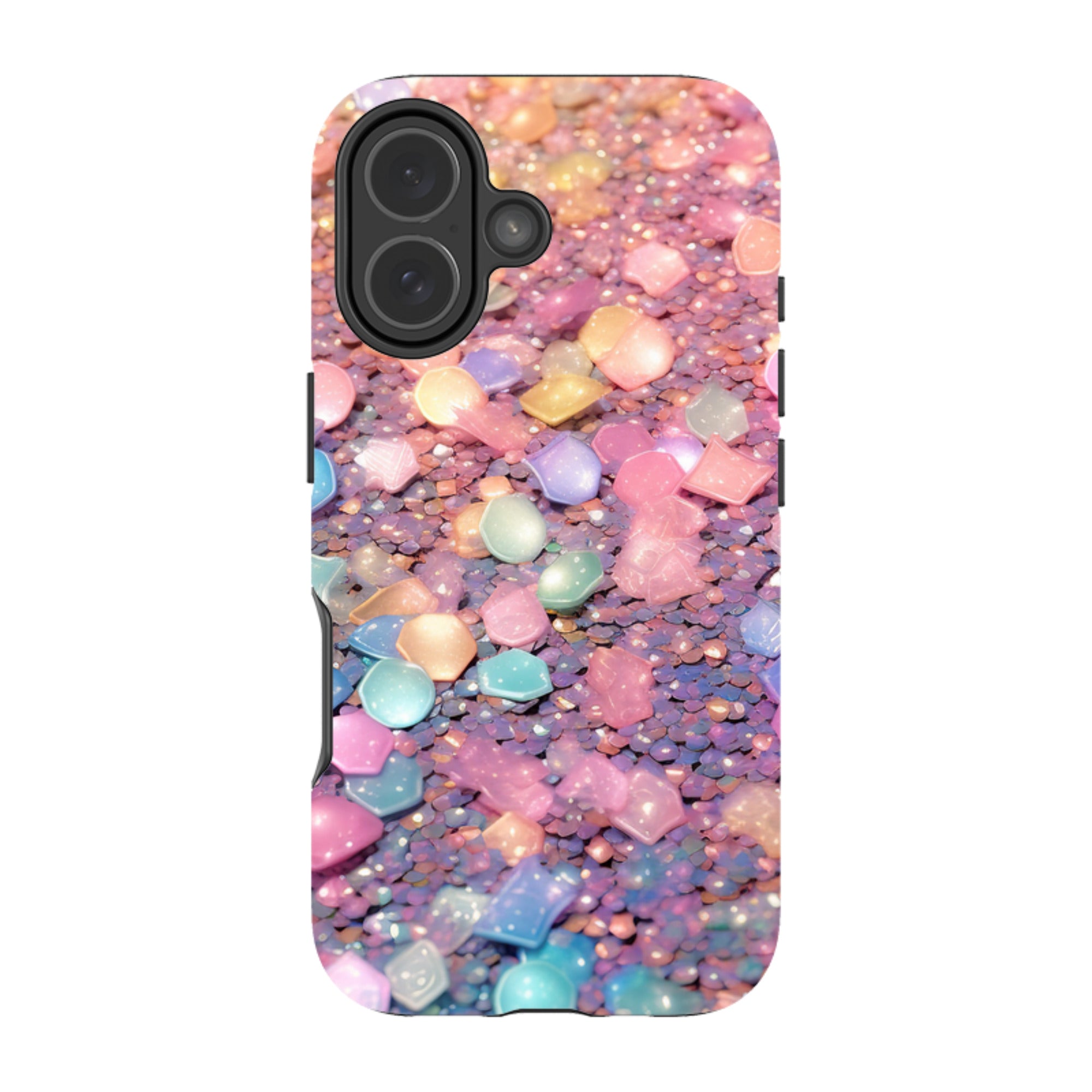 iPhone MagSafe Tough Case - Space Pebbles (case does not glitter)