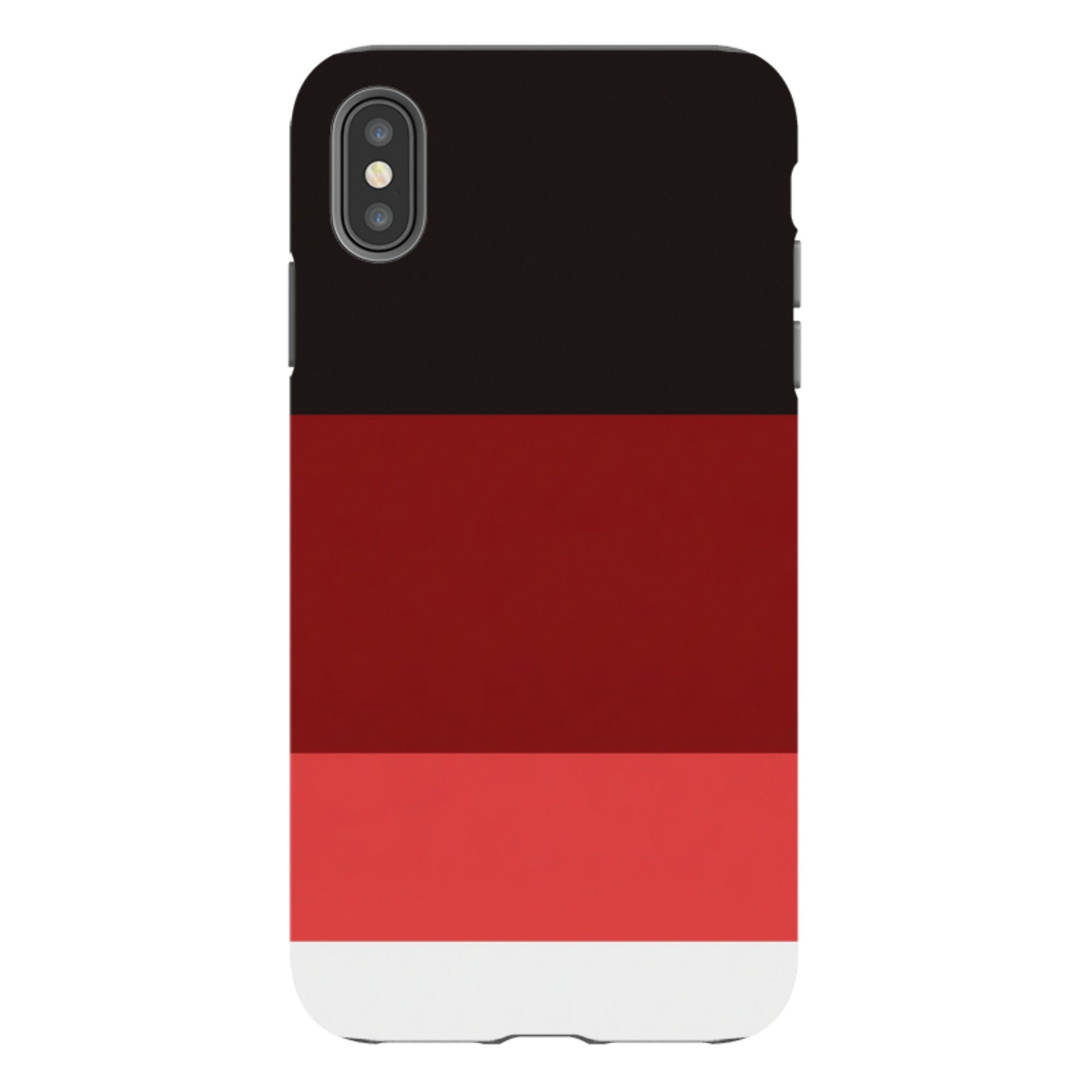 iPhone Tough Case - Crimson and Black Gradient