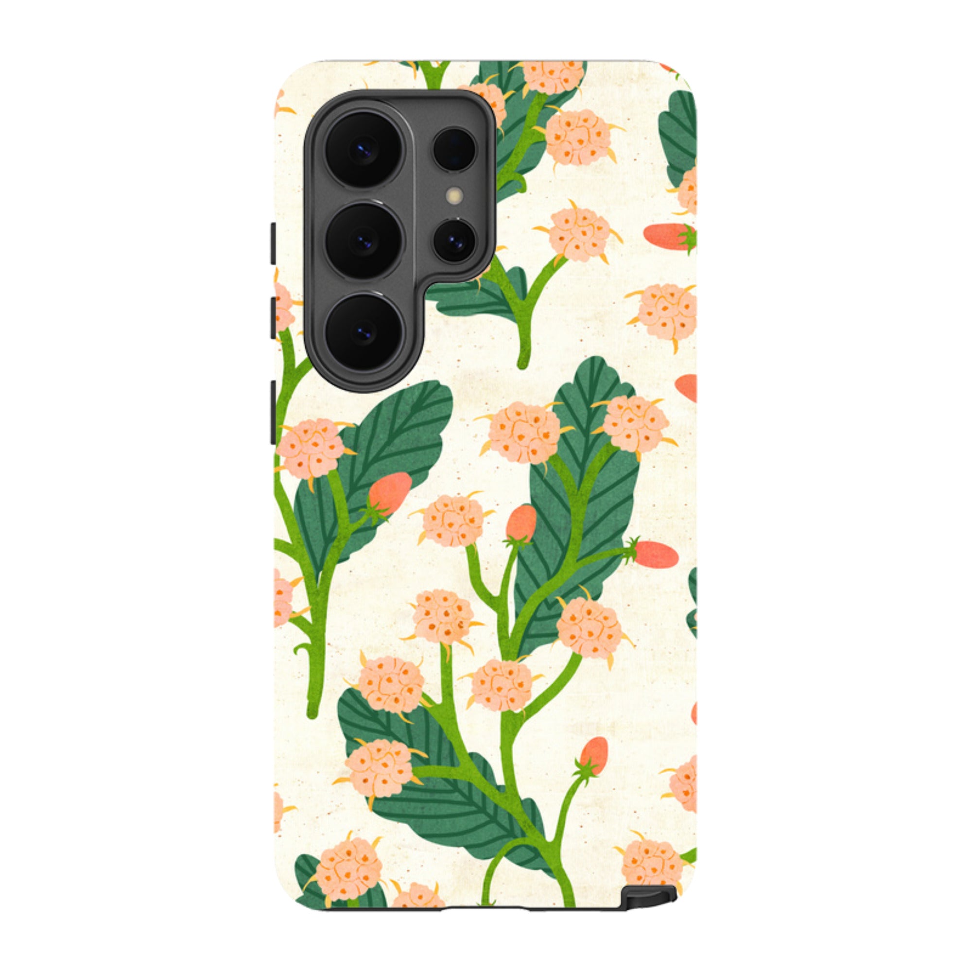 Samsung Tough Case - Summer Seeds Cream By Katherine Quinn