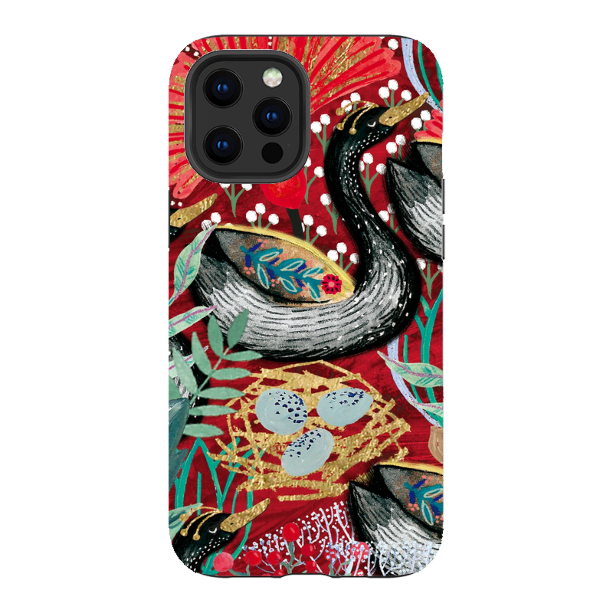 iPhone Tough Case - Eight Geese A Laying By Emma Frances Grant