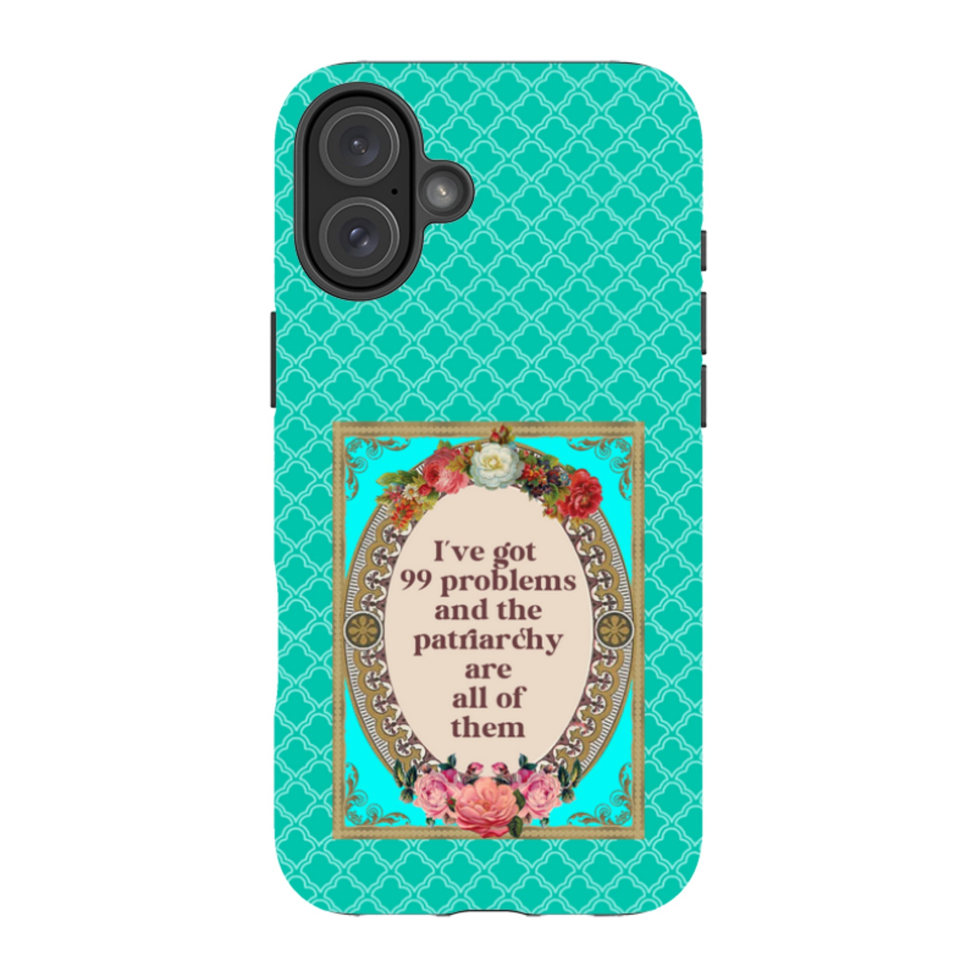 iPhone Tough Case - 99 Problems By Clare Jordan