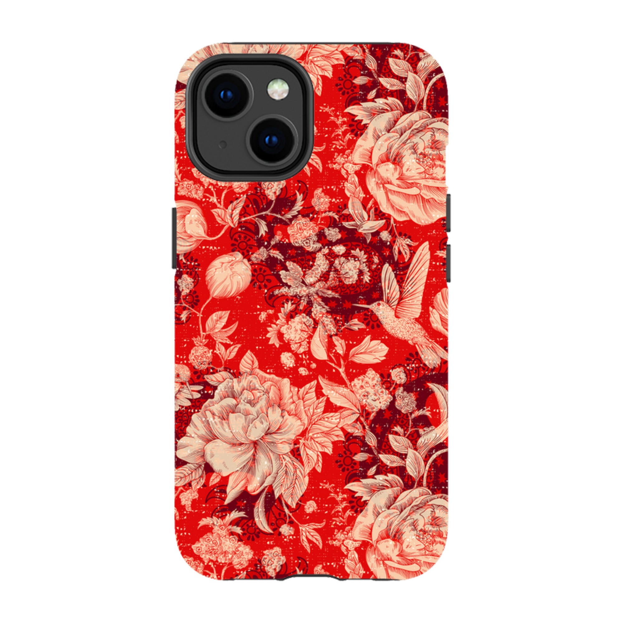 iPhone Tough Case - Red Peonies