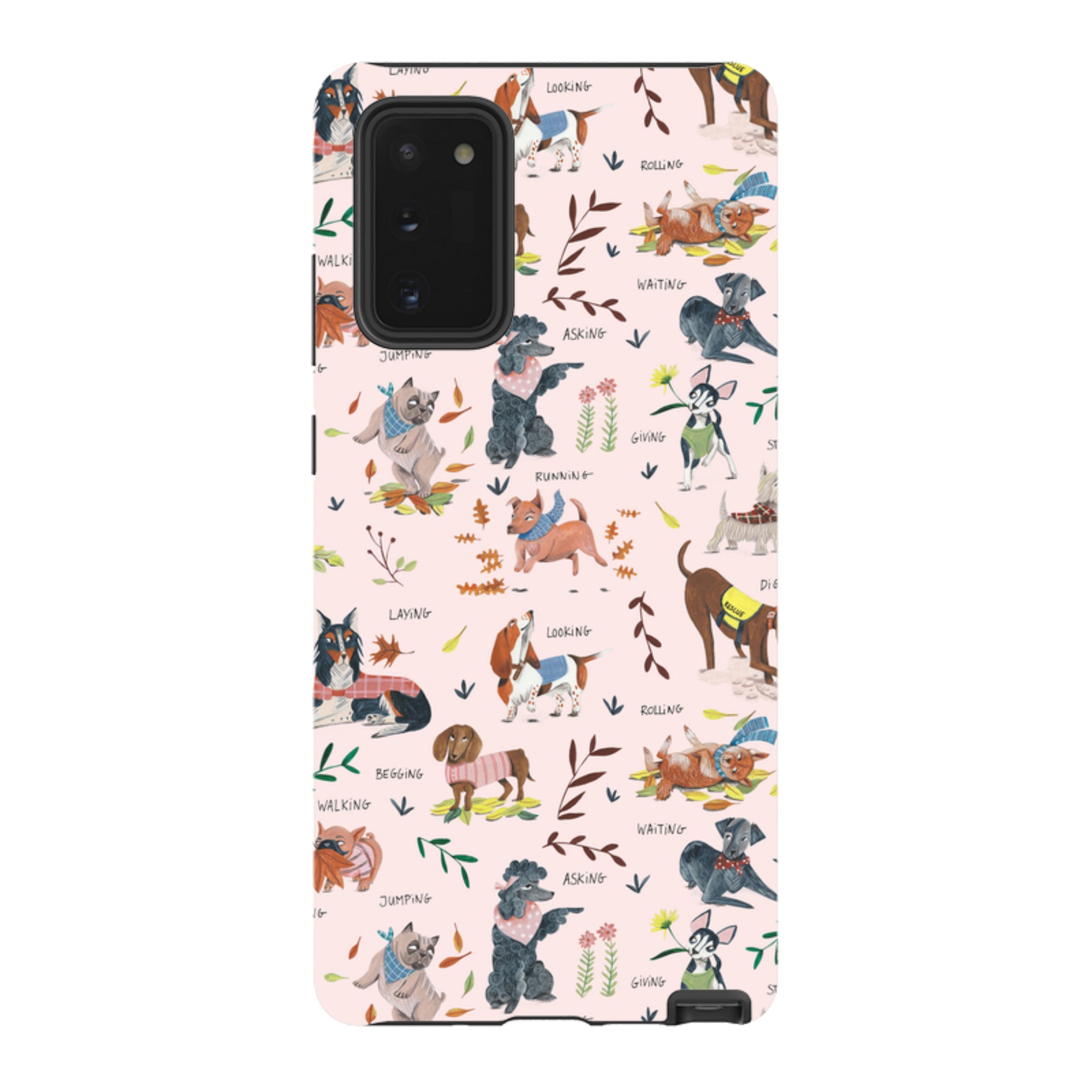 Samsung Tough Case - Dog Pattern By Caroline Bonne Muller