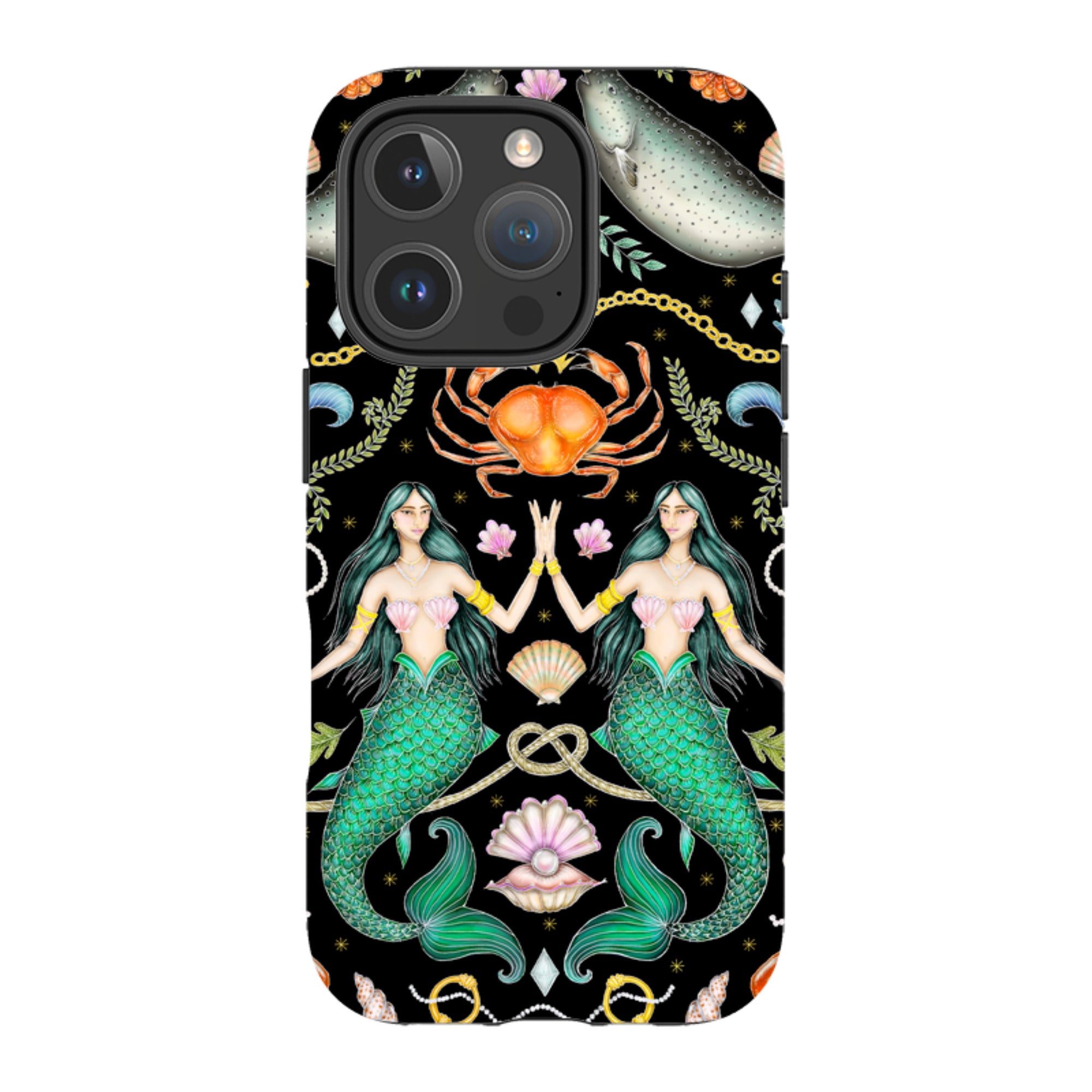 iPhone MagSafe Tough Case - Triton's Treasure By Catherine Rowe