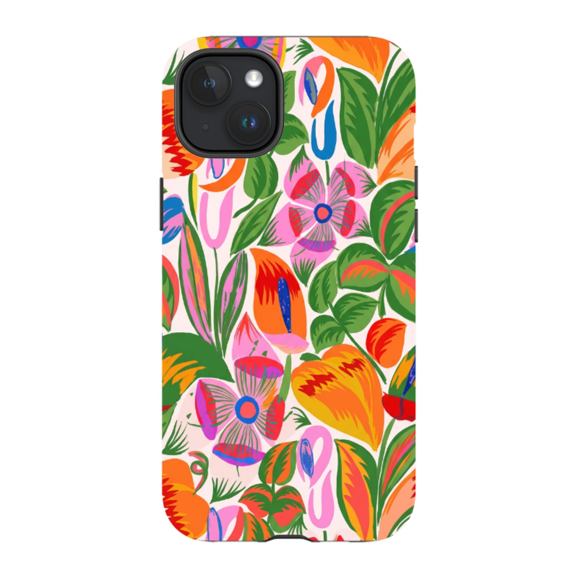iPhone MagSafe Tough Case - Vintage Tropical Floral