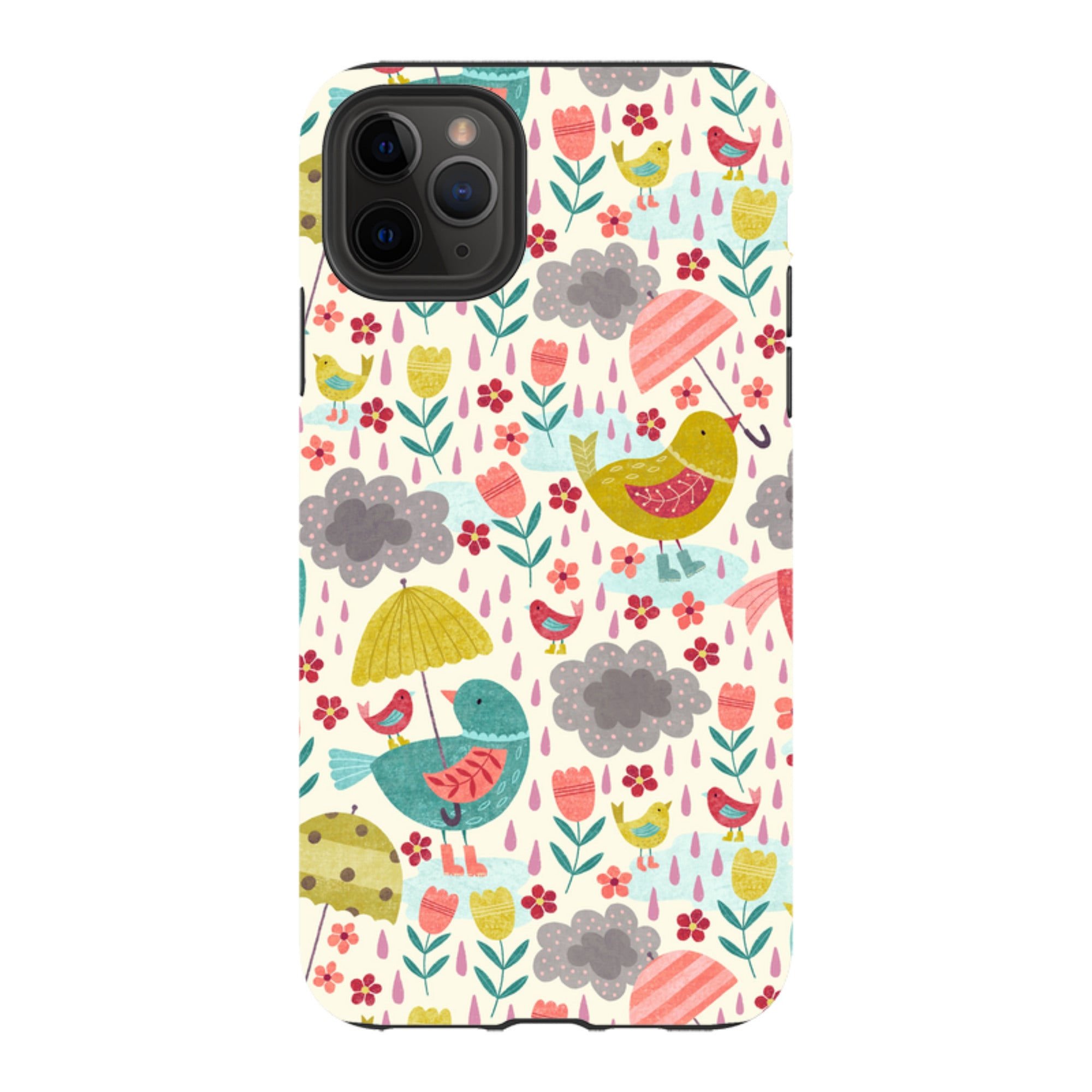iPhone Tough Case - Rain Birds By Suzy Taylor