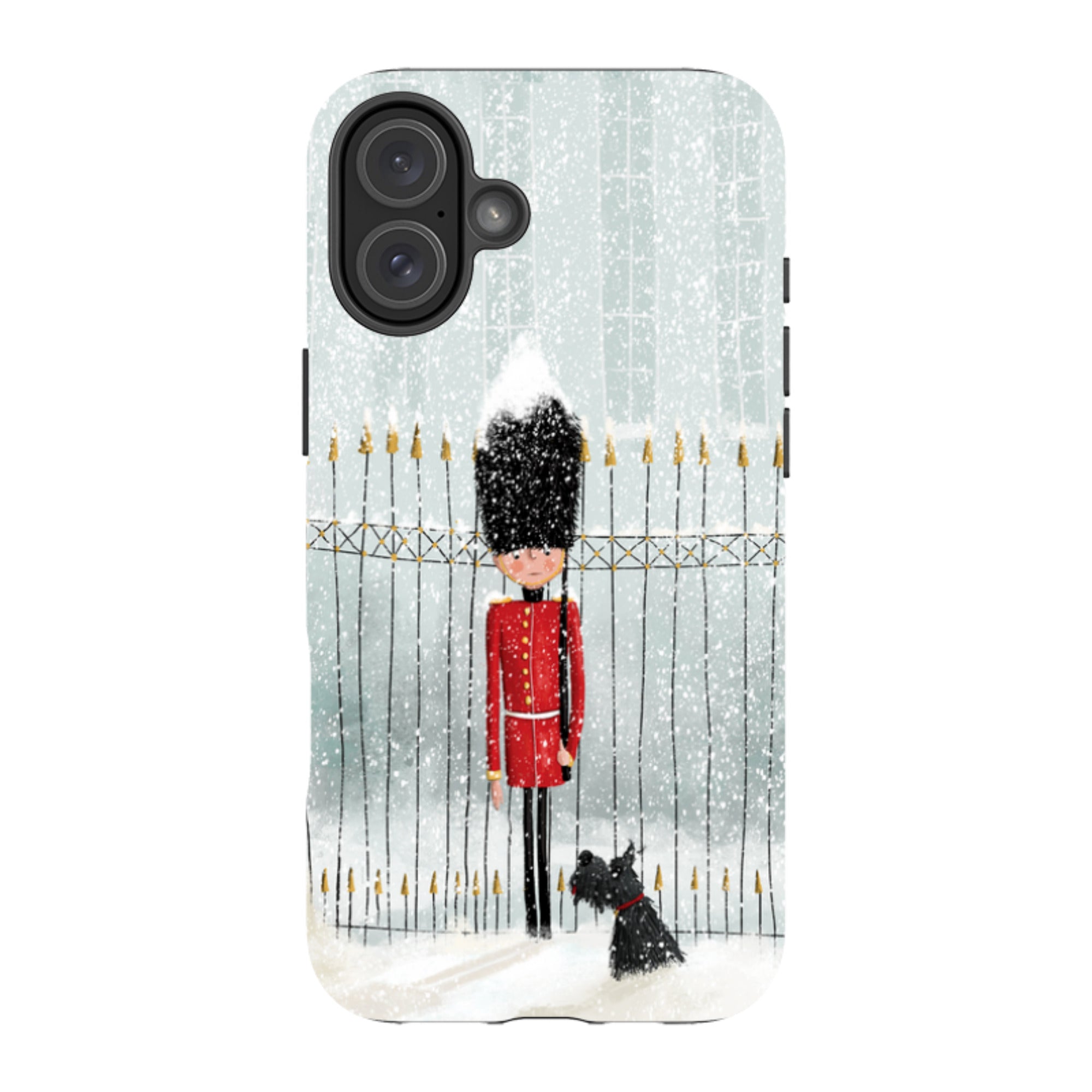 iPhone Tough Case - London In Snow By Maja Lindberg