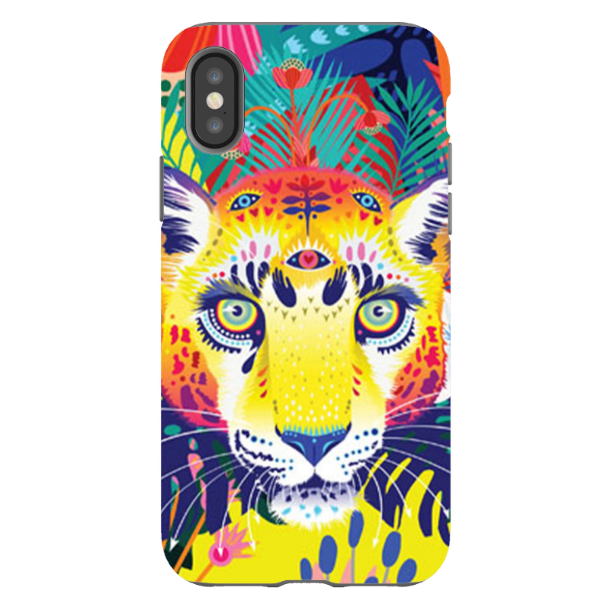 iPhone Tough Case - Leopard By Mia Underwood
