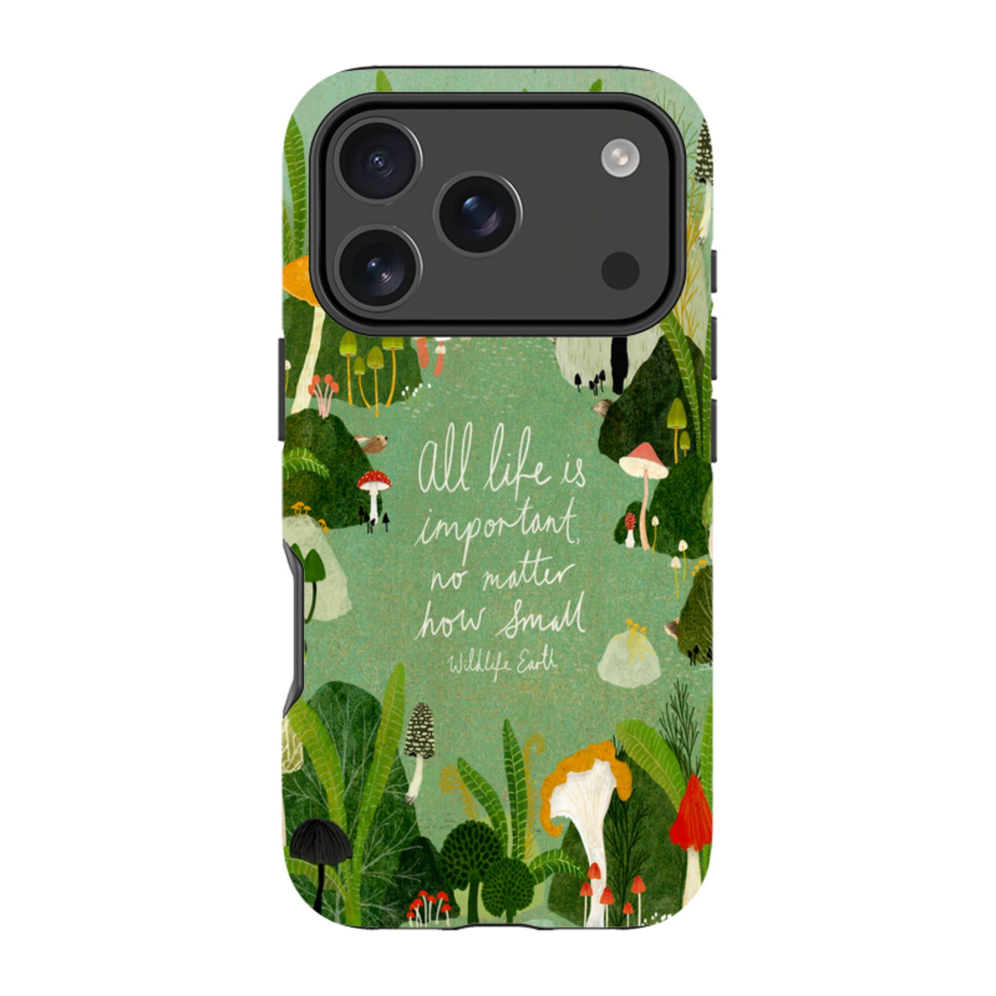 iPhone Tough Case - Wildlife Text By Katherine Quinn