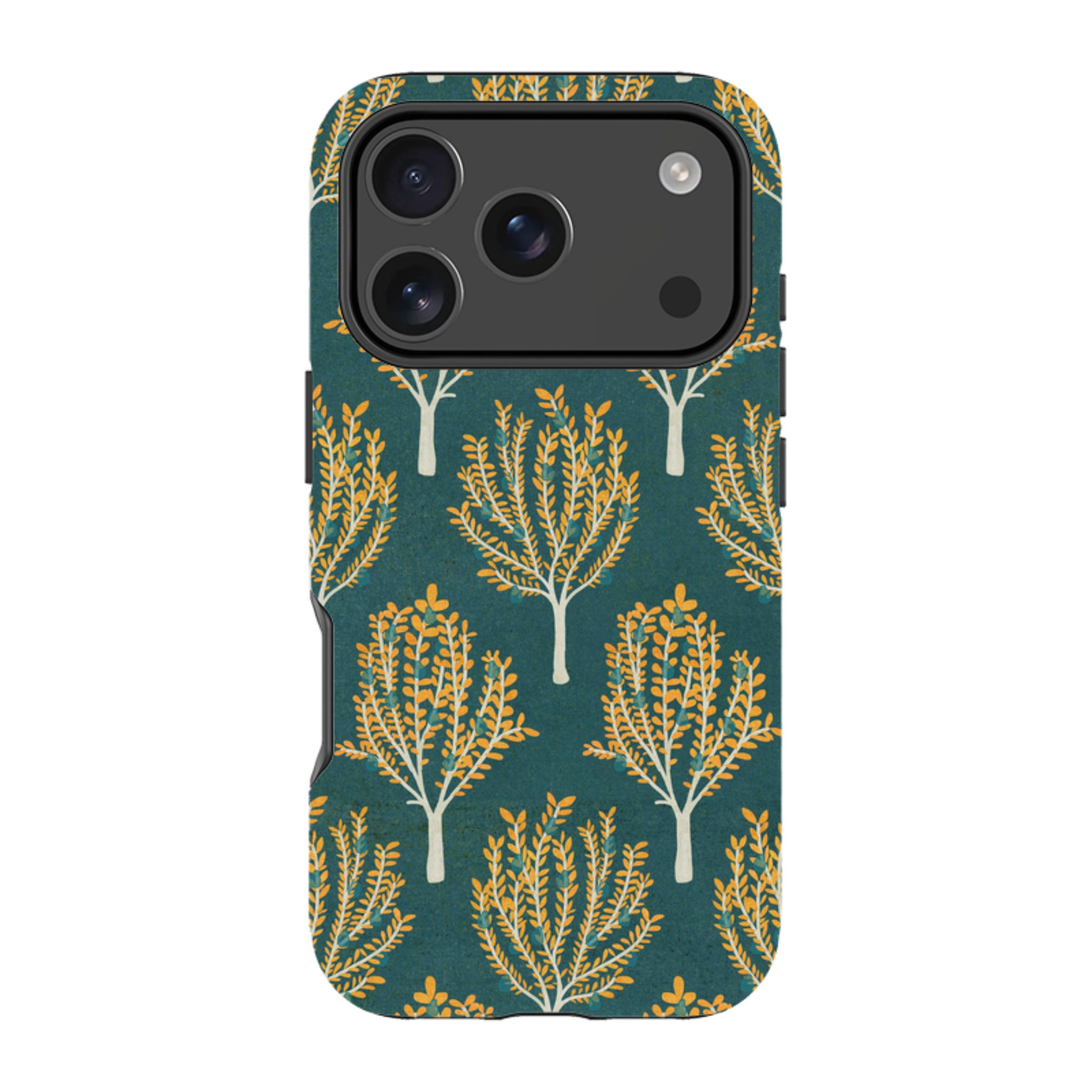 iPhone MagSafe Tough Case - Pear Trees Teal By Katherine Quinn