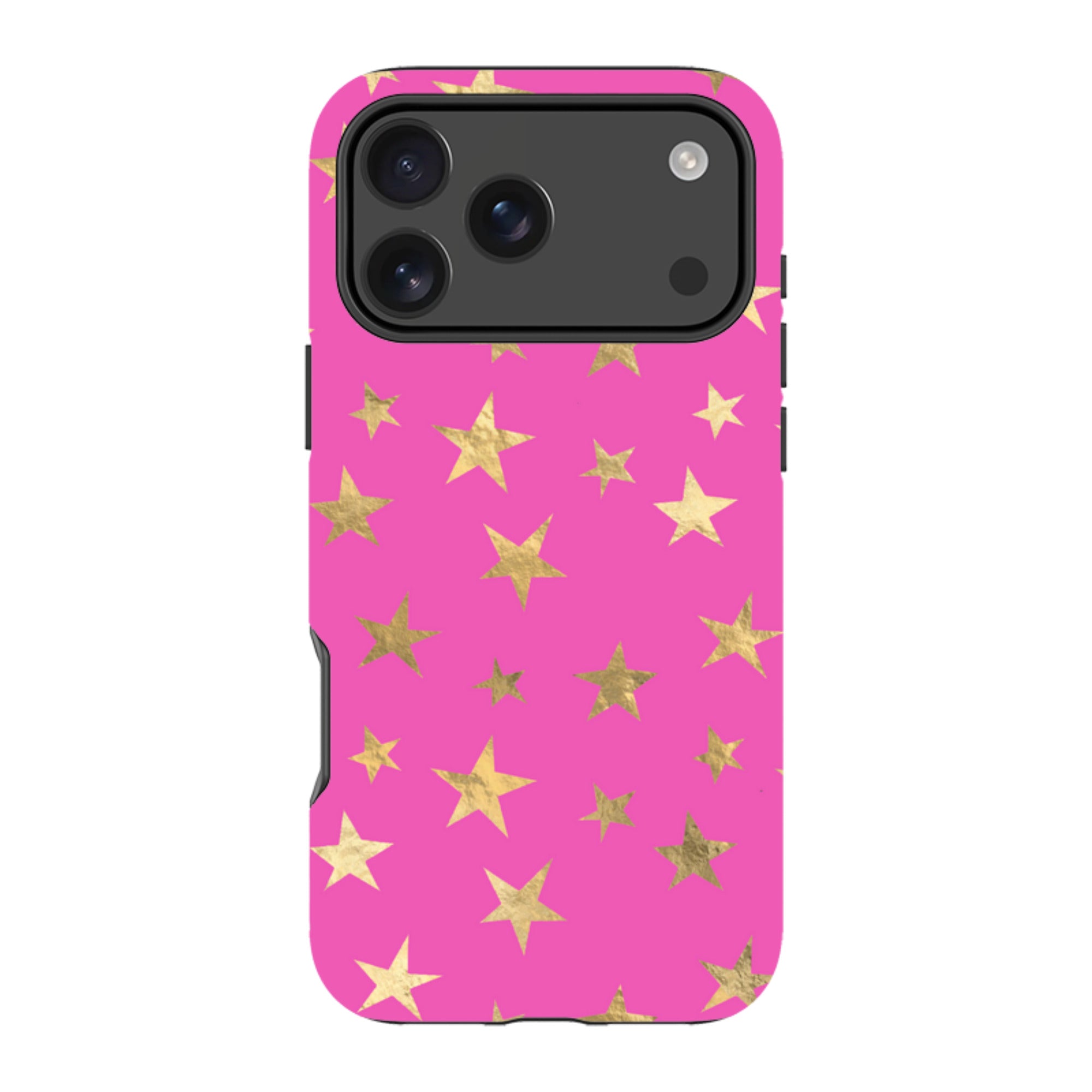 iPhone MagSafe Tough Case - Pink and Gold Stars