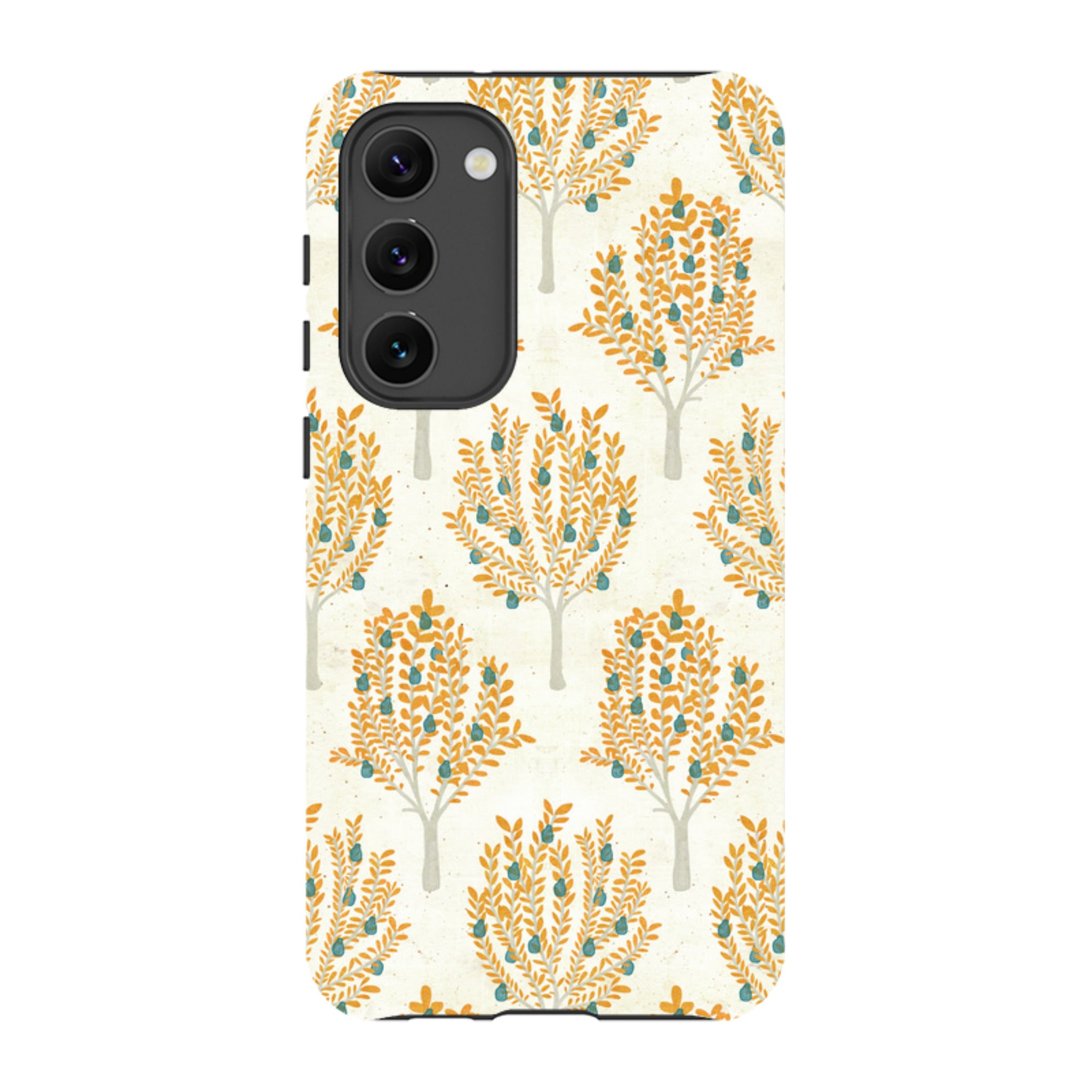 Samsung Tough Case - Pear Trees Cream By Katherine Quinn