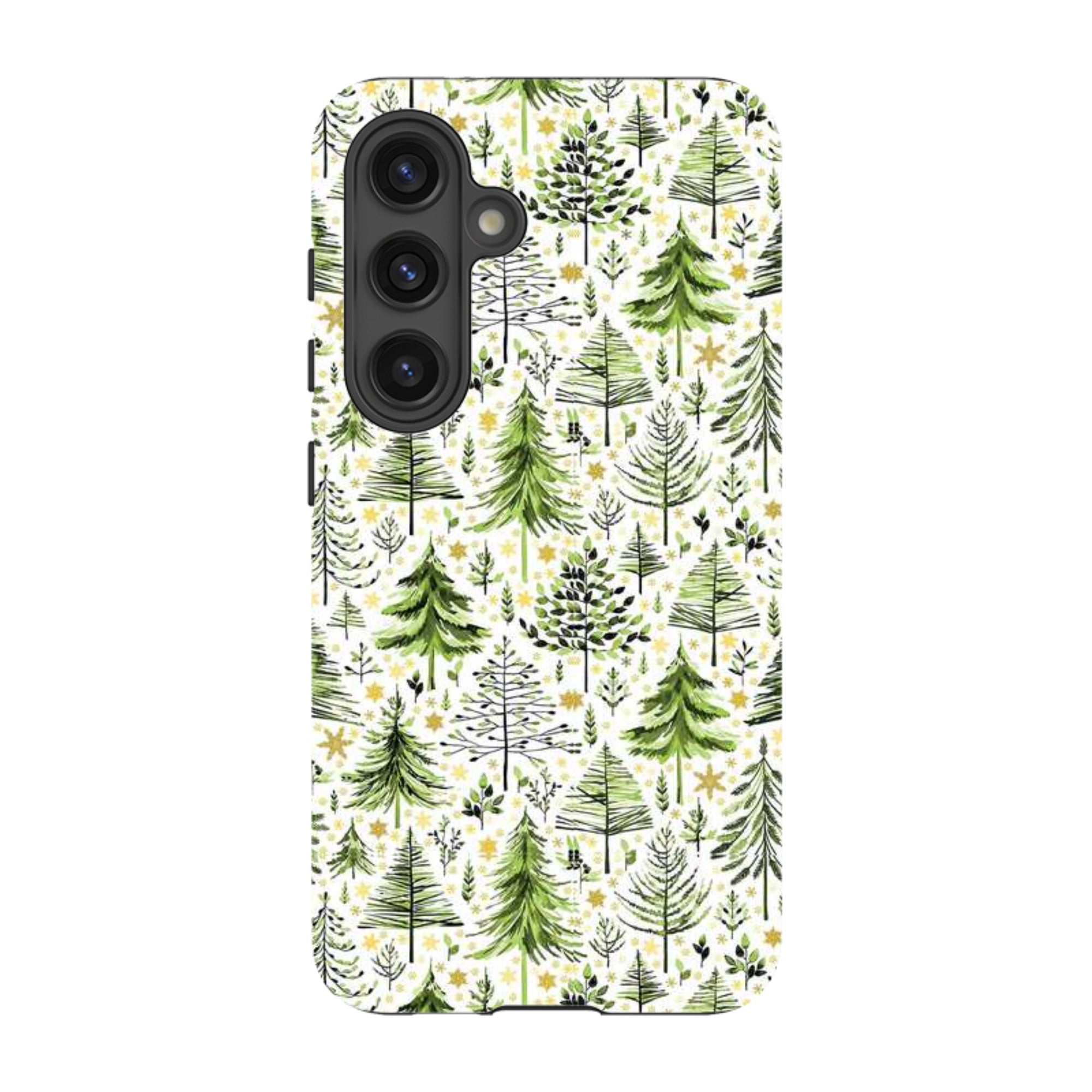 Samsung Tough Case - Green Xmas Trees By Elisabeth Haager