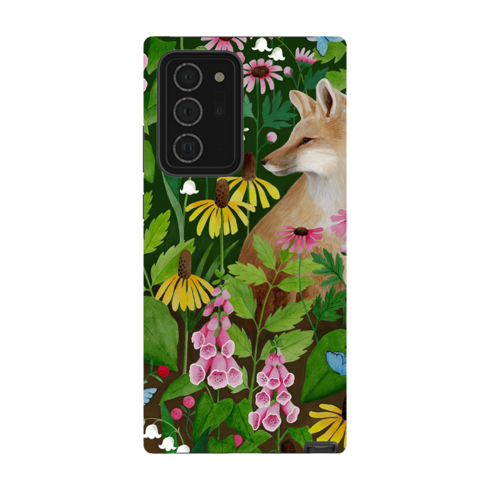 Samsung Tough Case - Fox And Foxgloves By Bex Parkin