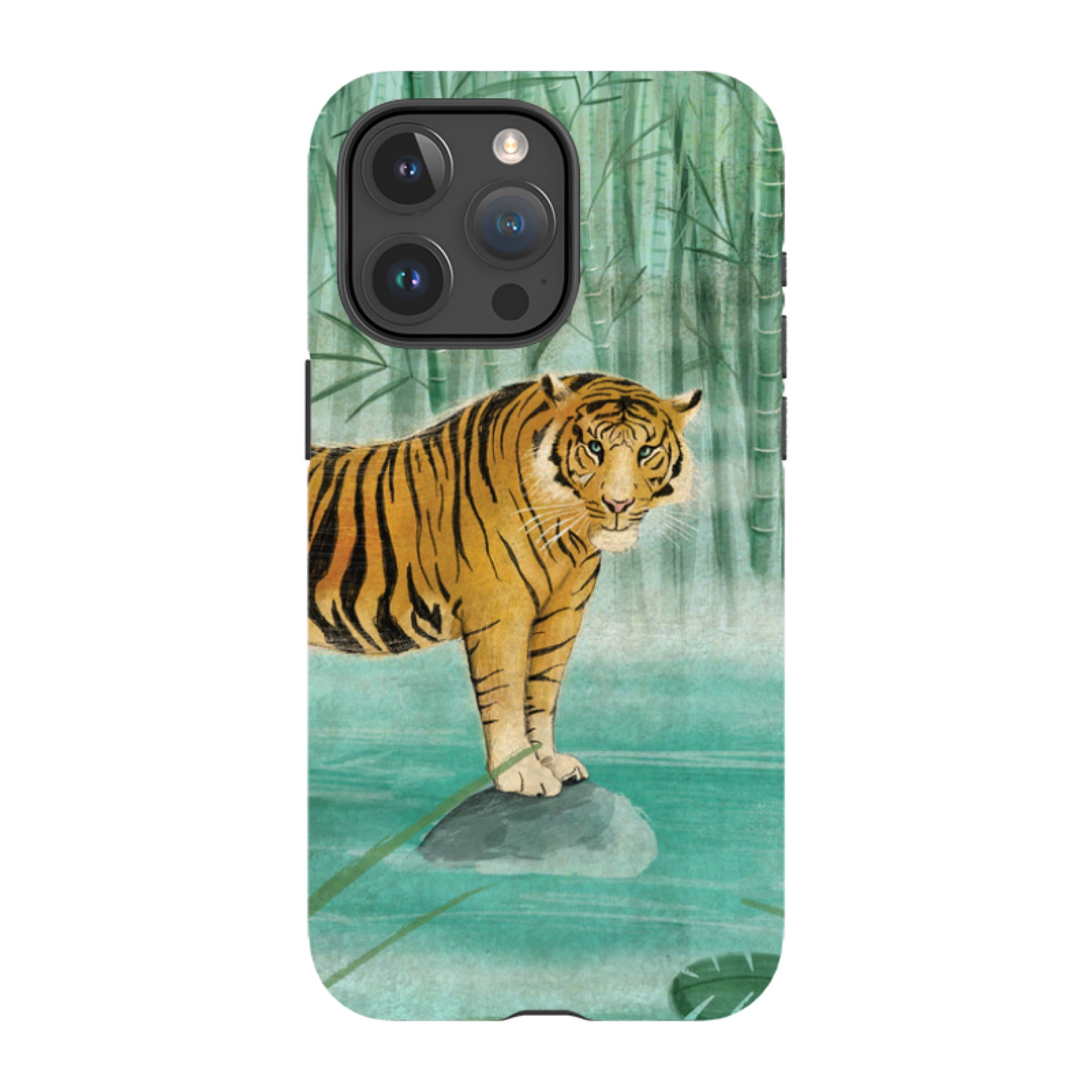 iPhone Tough Case - Tiger By Maja Lindberg