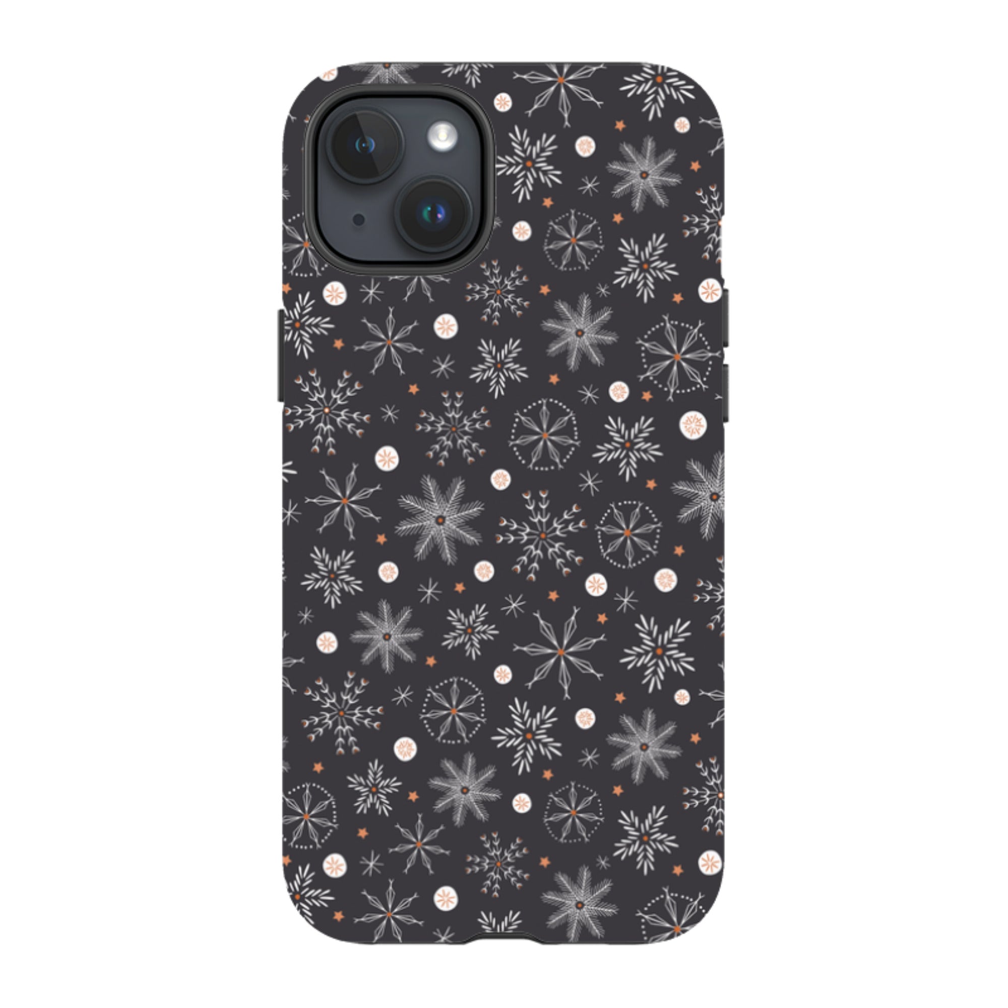 iPhone Tough Case - Christmas Snowflakes II By Ali Brookes