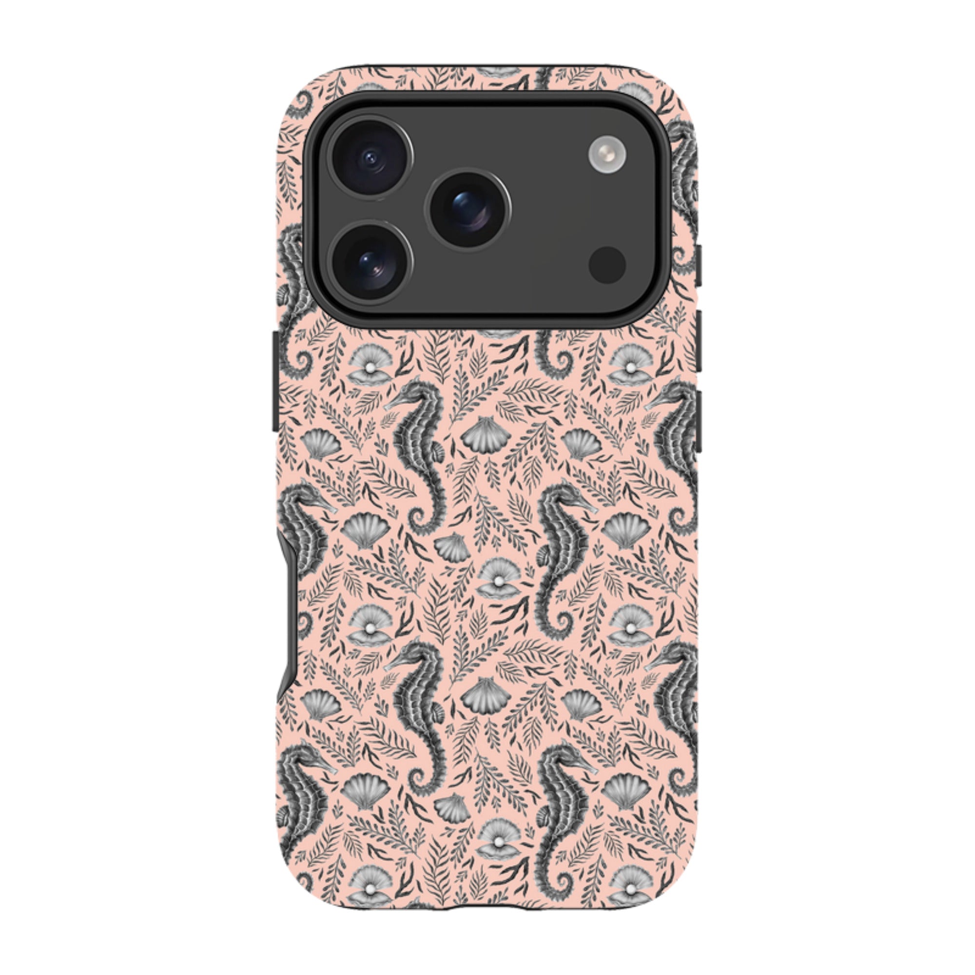 iPhone Tough Case - Seahorse Coral By Catherine Rowe