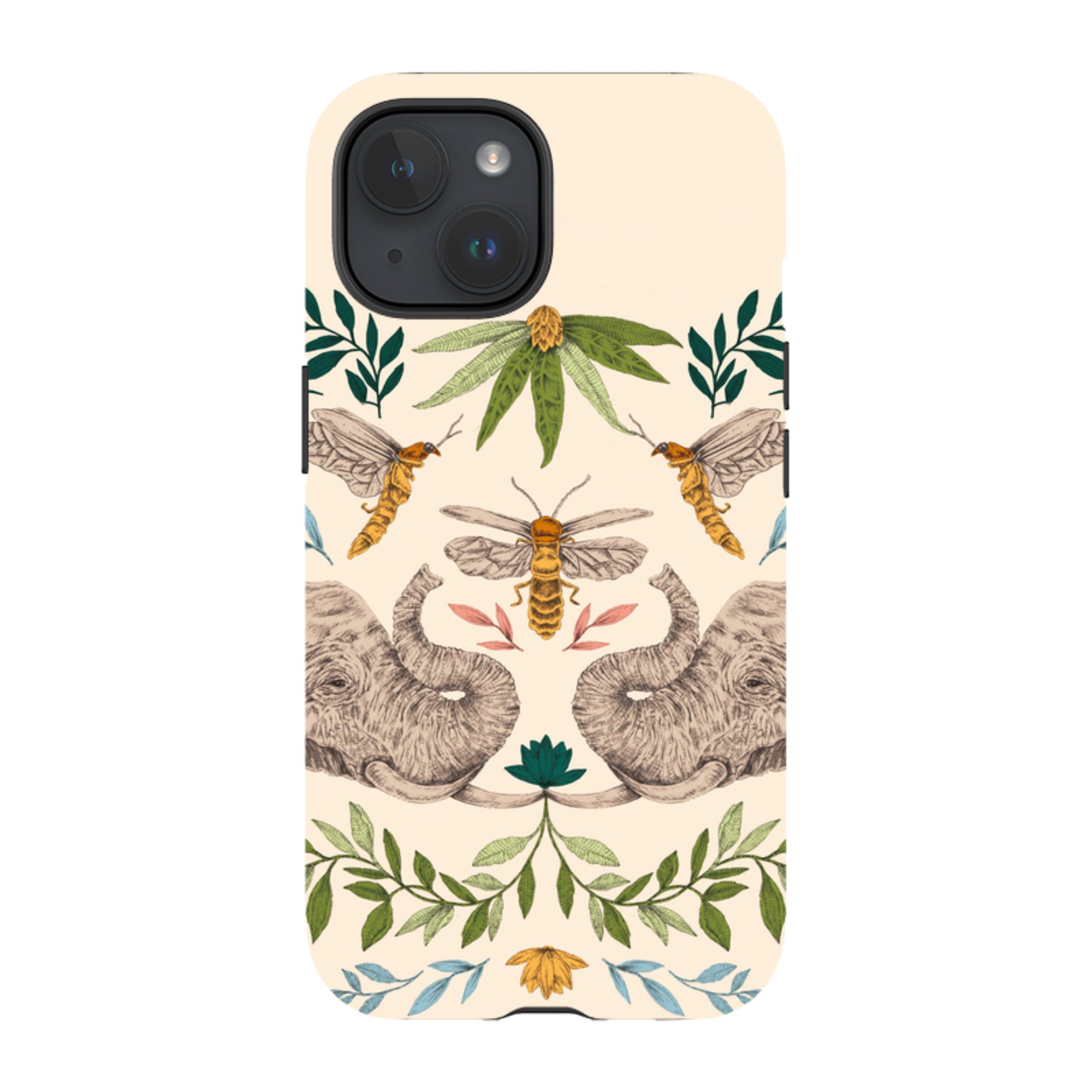 iPhone MagSafe Tough Case -  Elephant Firefly By Jade Mosinski