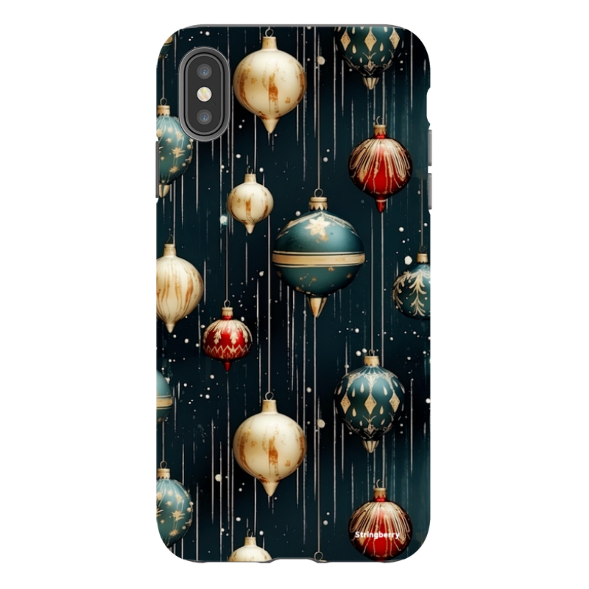 iPhone Tough Case - Christmas Baubles