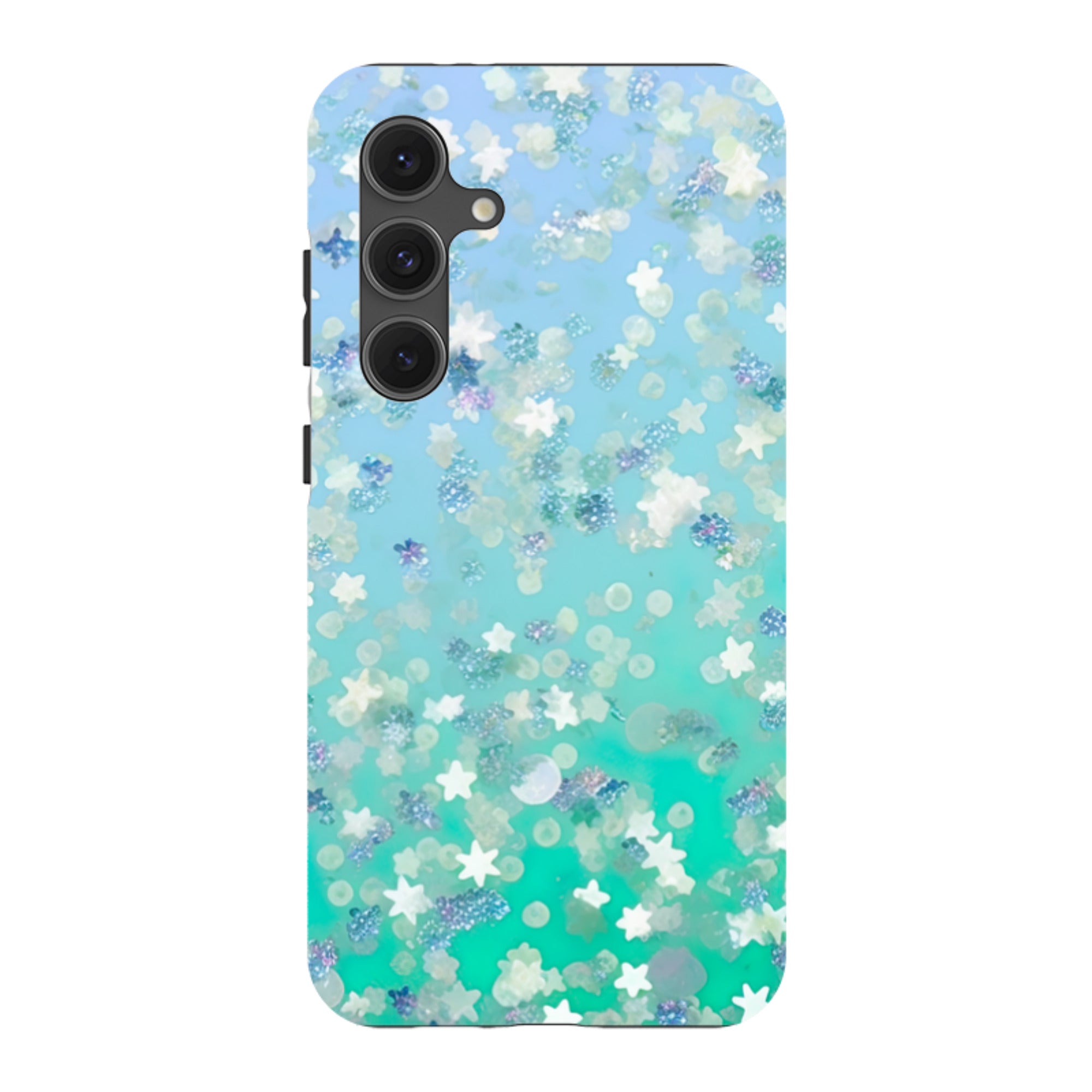 Samsung Tough Case - Green Stars
