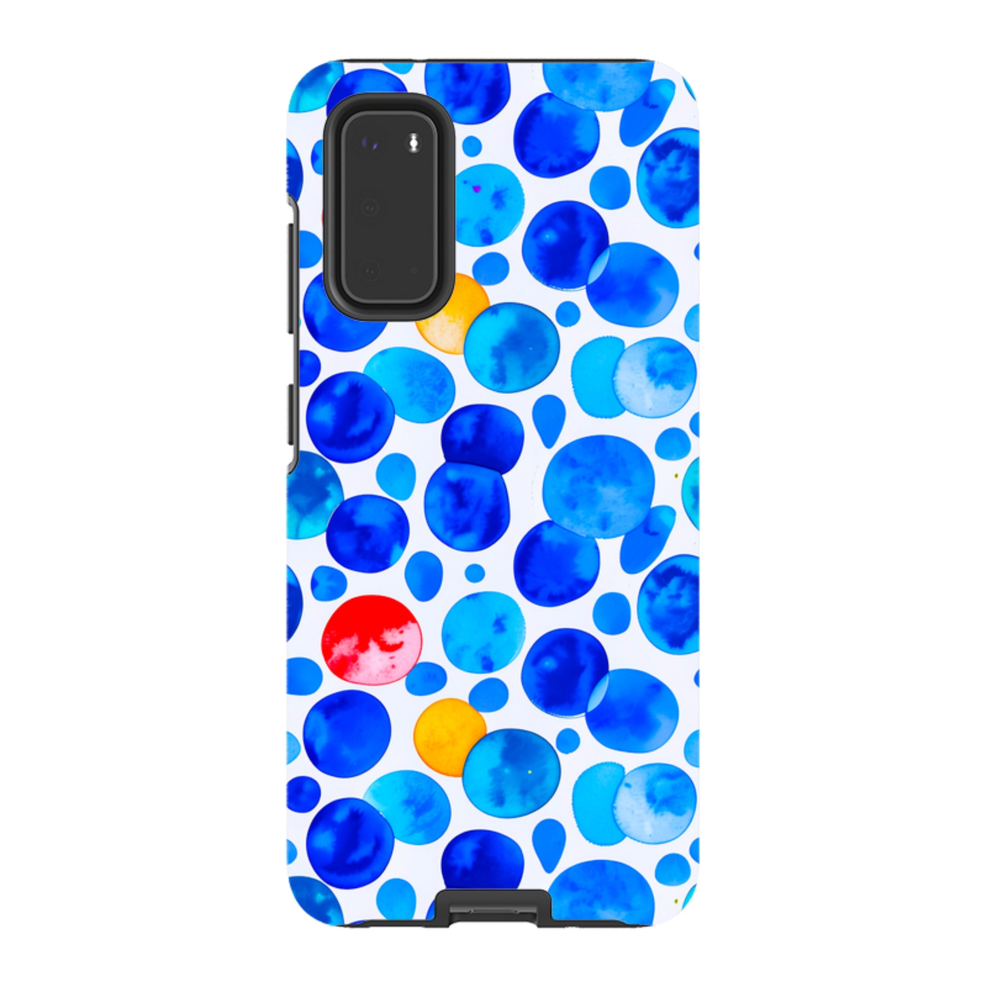 Samsung Tough  Case - Blue Moon Polka